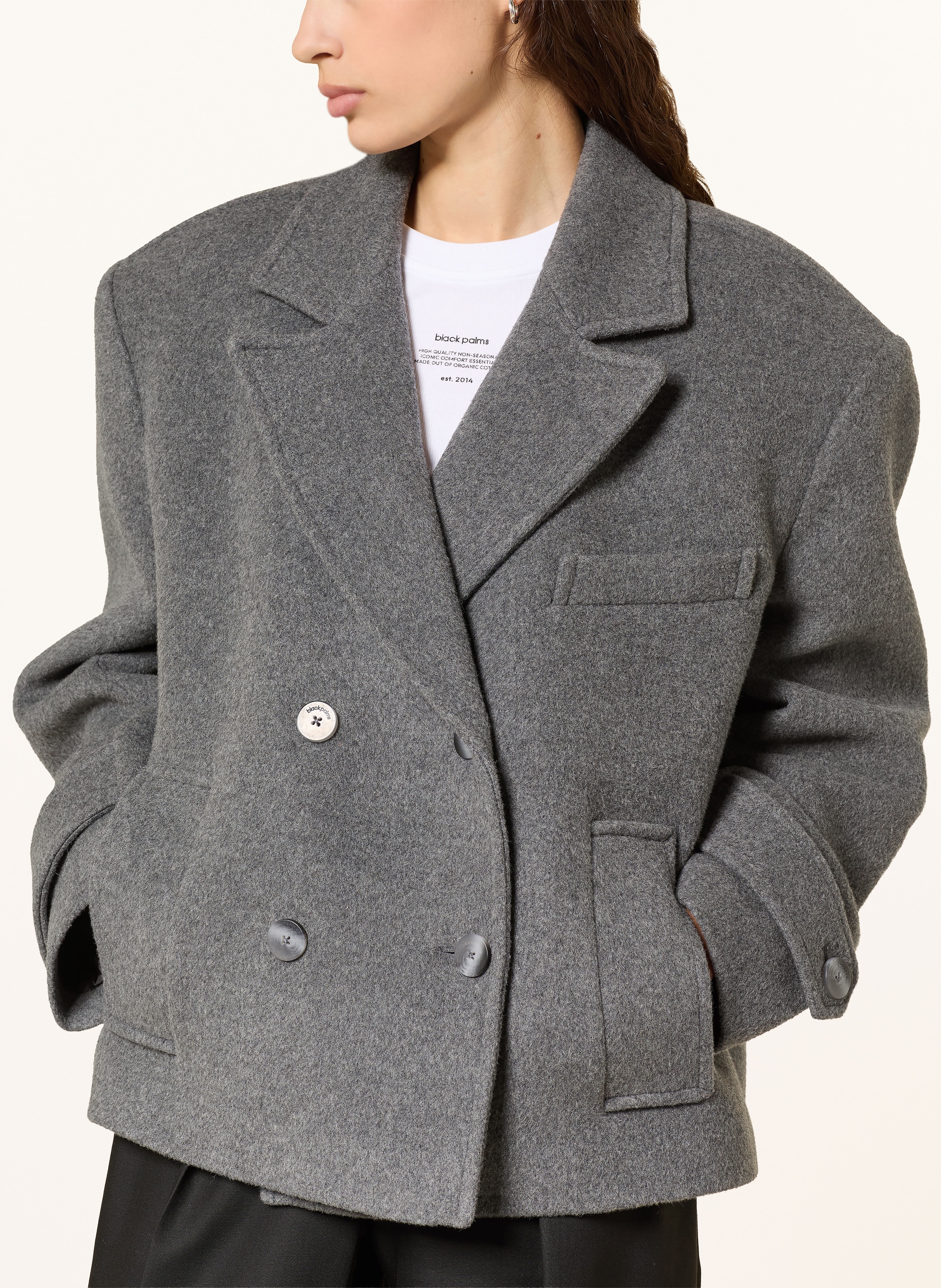 Thumbnail - Black Palms Cabanjacke Jamyna grau