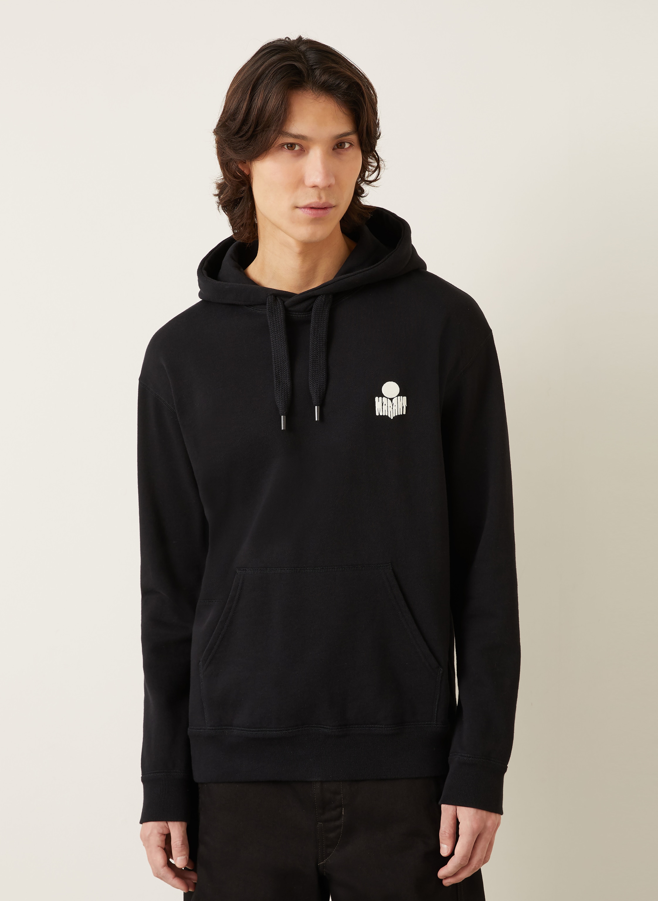 Thumbnail - Isabel Marant Hoodie Matte schwarz