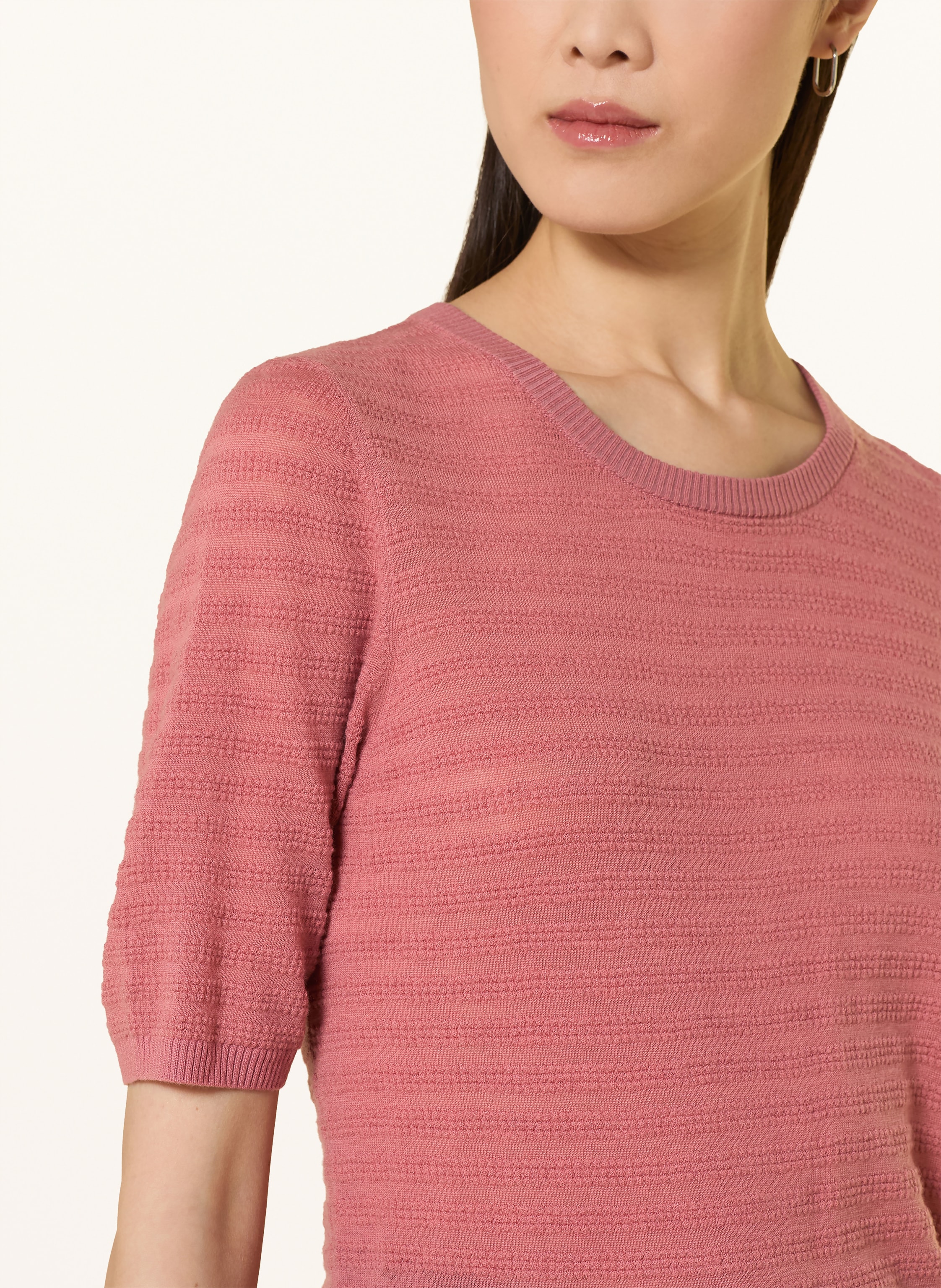 Thumbnail - Mos Mosh Strickshirt Mmbouch Dotty Aus Cashmere rosa