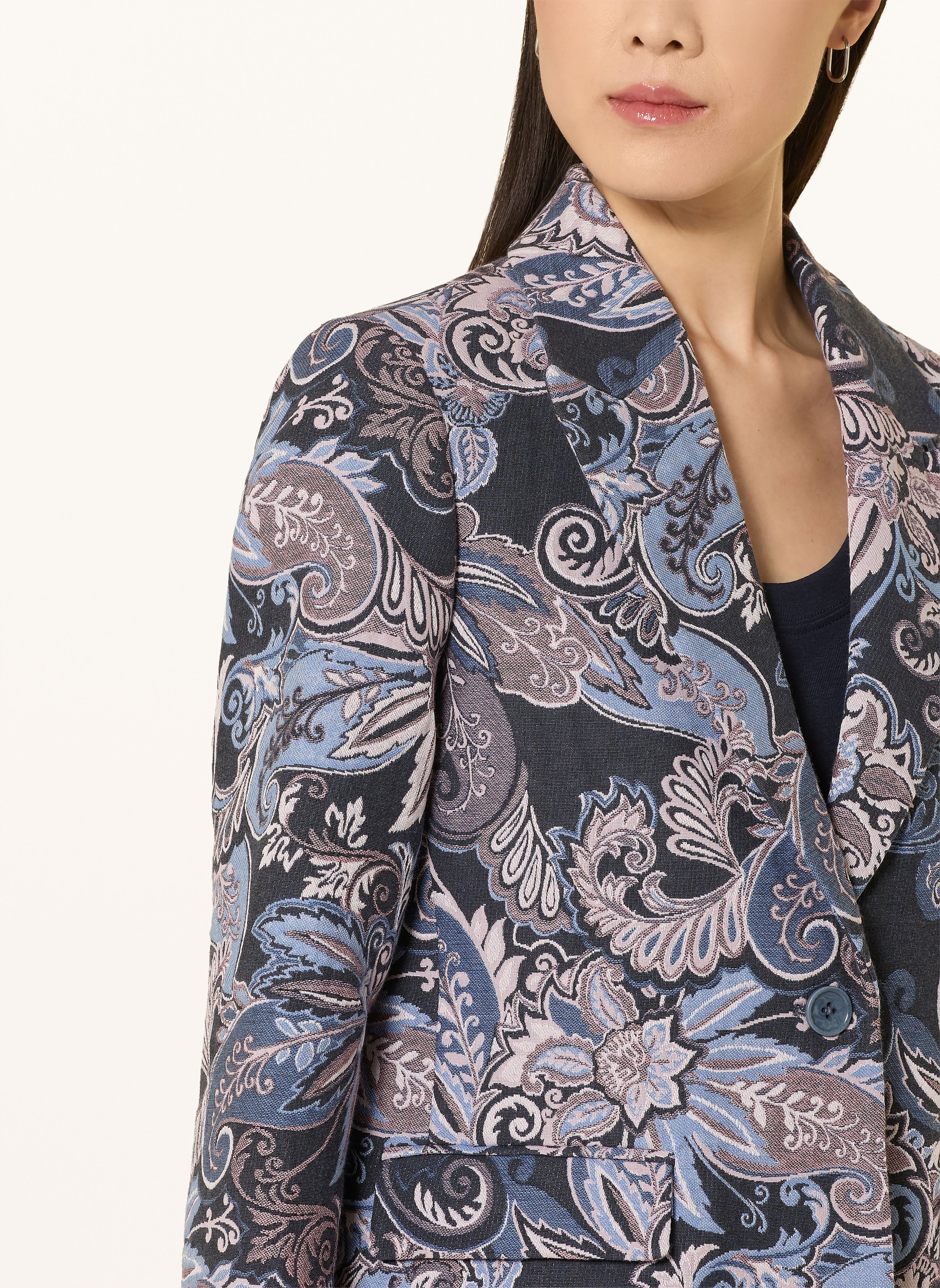 Thumbnail - Mos Mosh Jacquard-Blazer Mmlanie lila