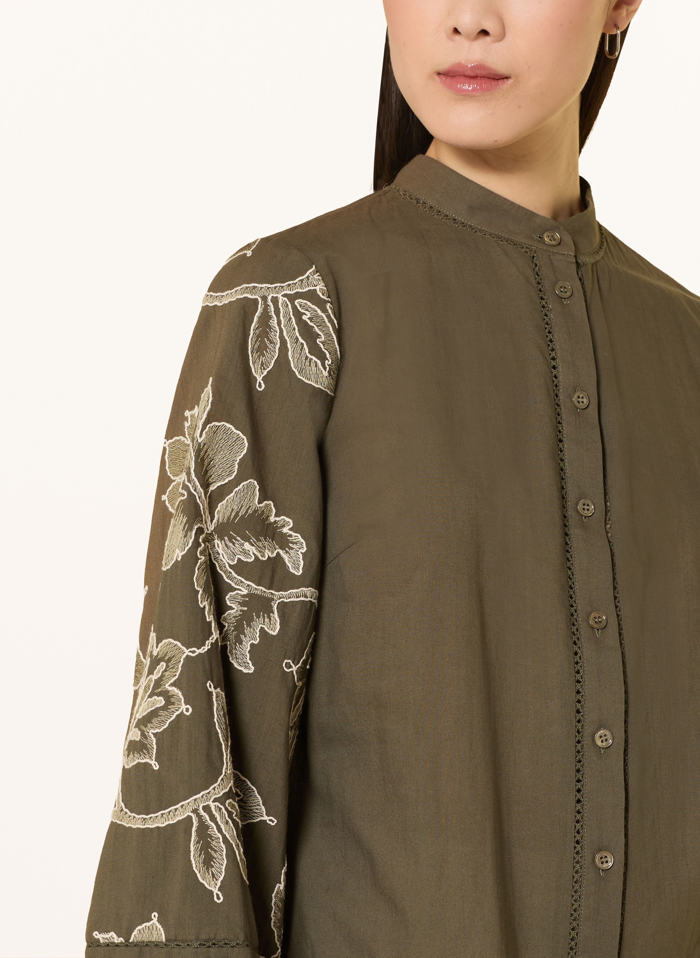 Thumbnail - Mos Mosh Bluse Mmlouis Line gruen