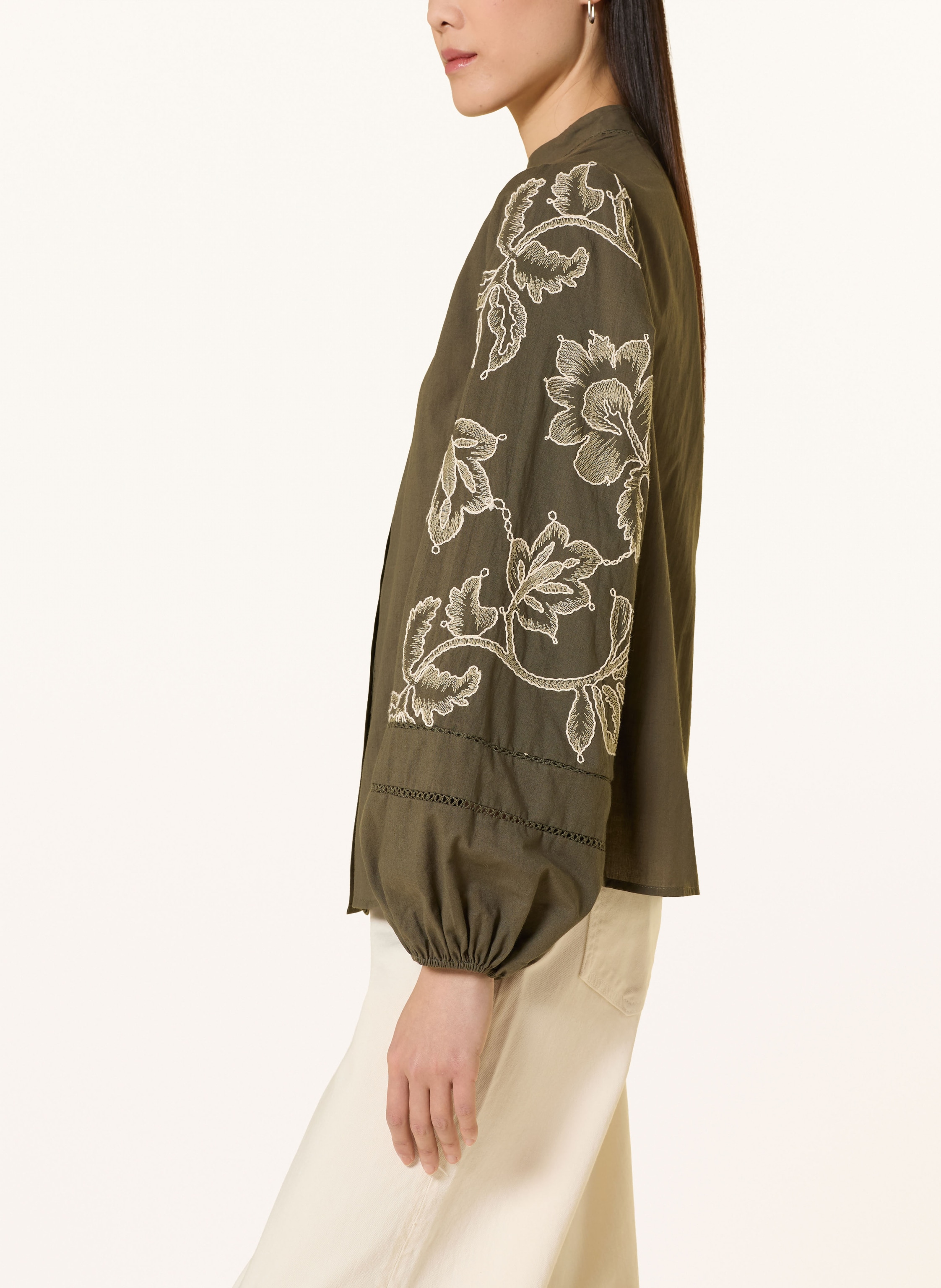 Thumbnail - Mos Mosh Bluse Mmlouis Line gruen