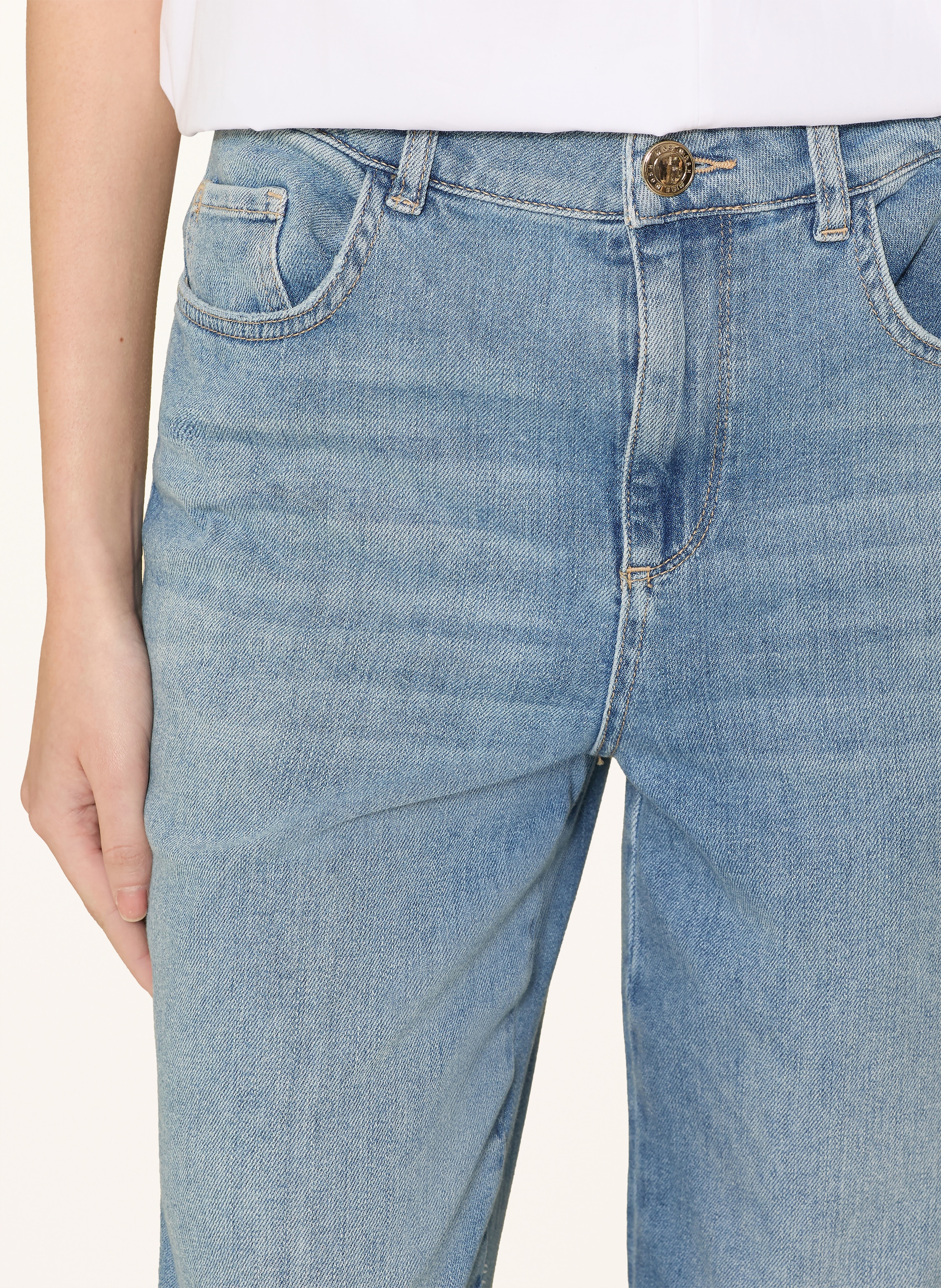 Thumbnail - Mos Mosh Straight Jeans Mmrelee Blossom blau