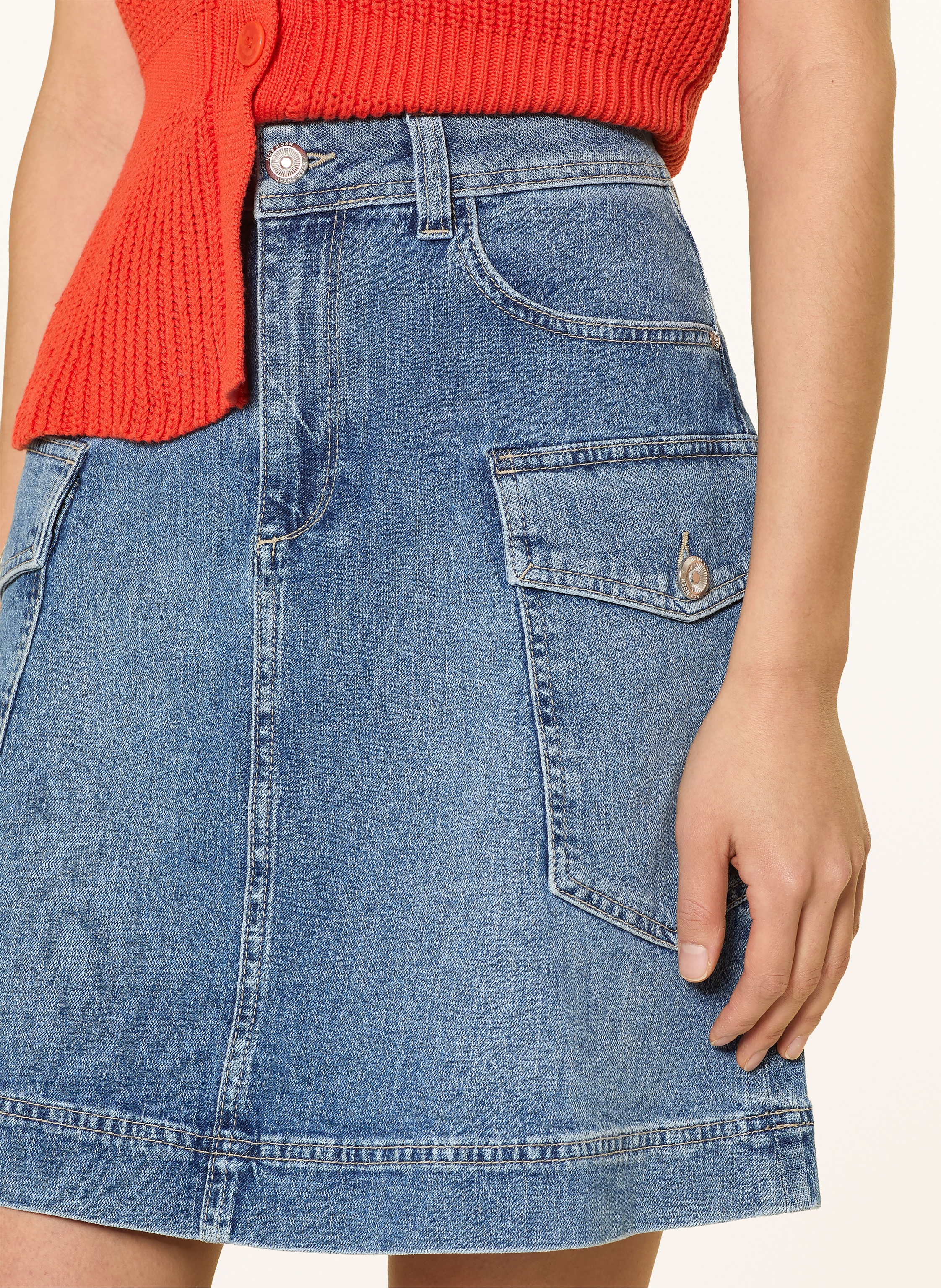 Thumbnail - Mos Mosh Jeansrock Mmjacklyn blau