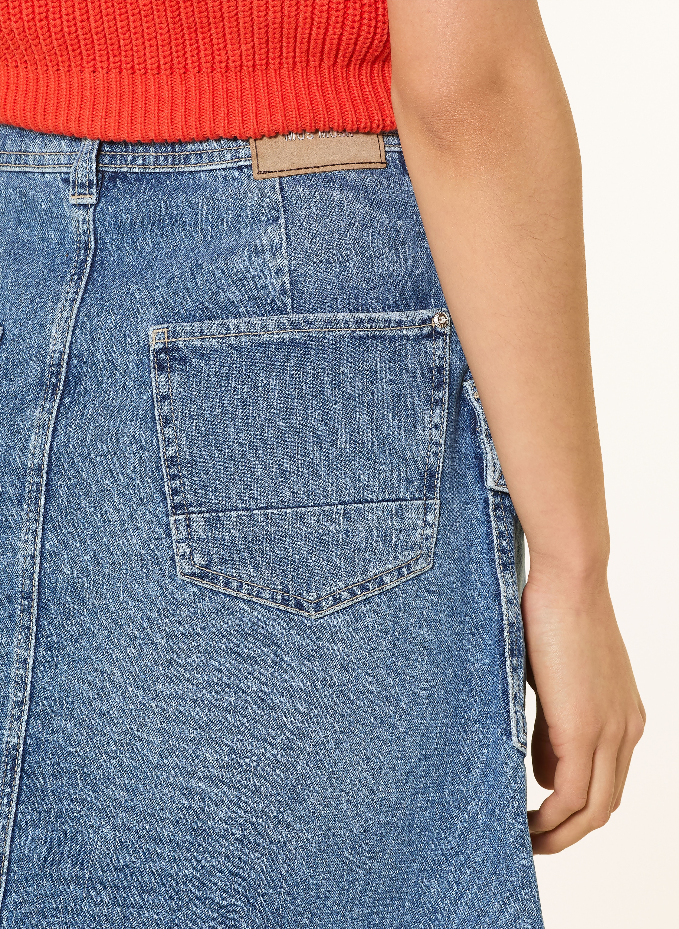 Thumbnail - Mos Mosh Jeansrock Mmjacklyn blau