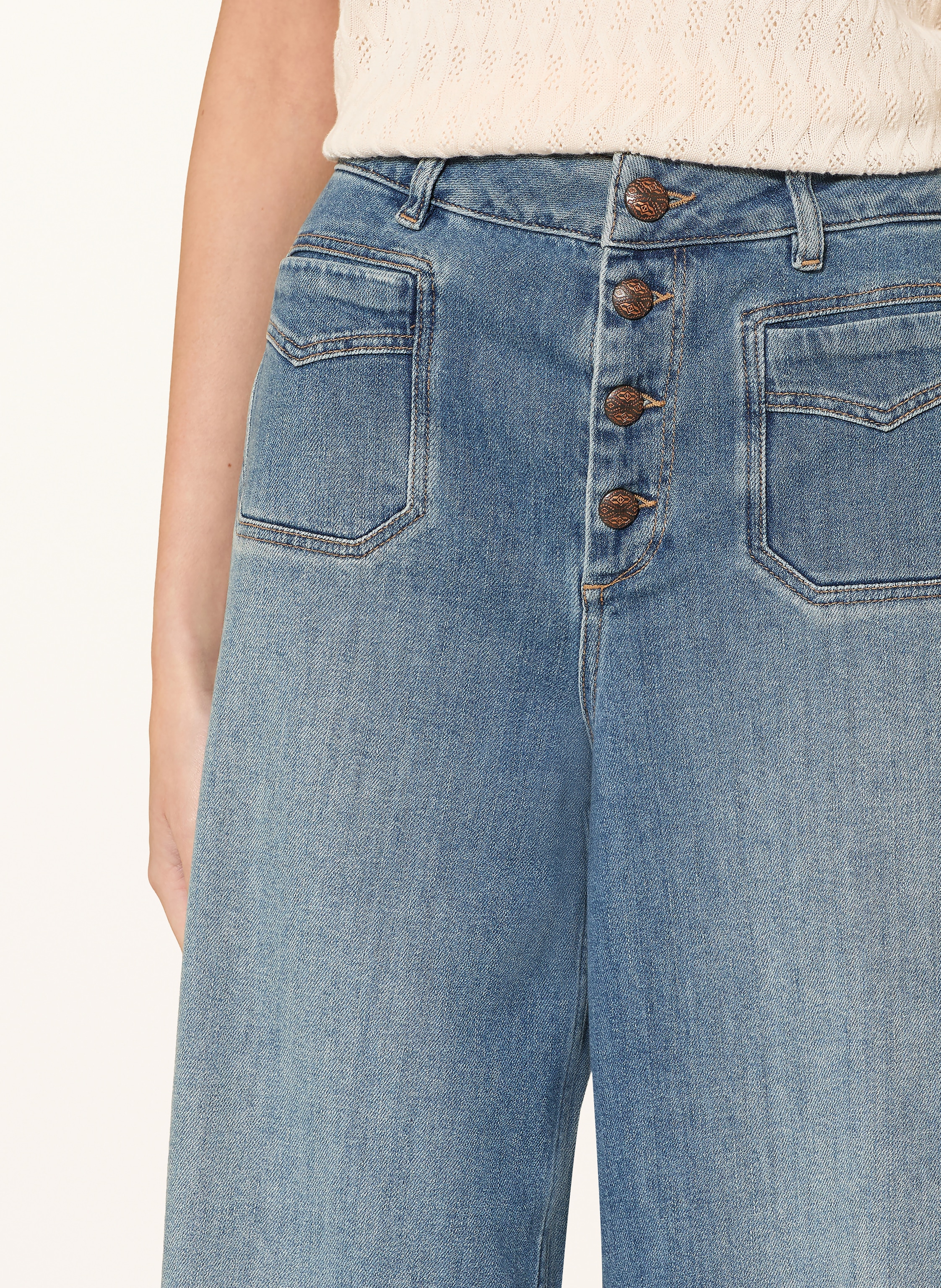 Mos Mosh Jeans-Culotte Mmcolette Remi weiss – Bild 2