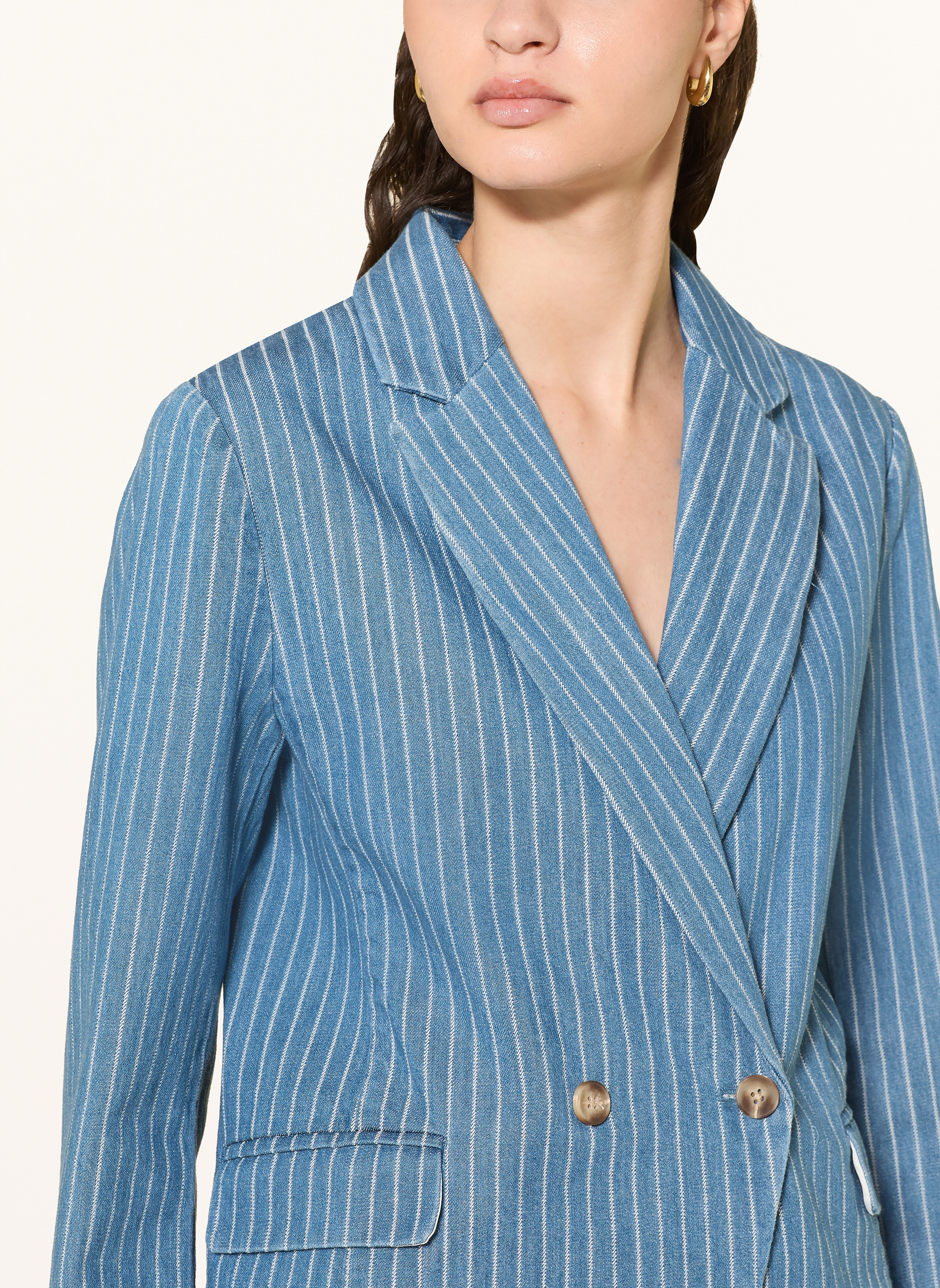 Thumbnail - Mos Mosh Jeansblazer Mmbeline Virto blau