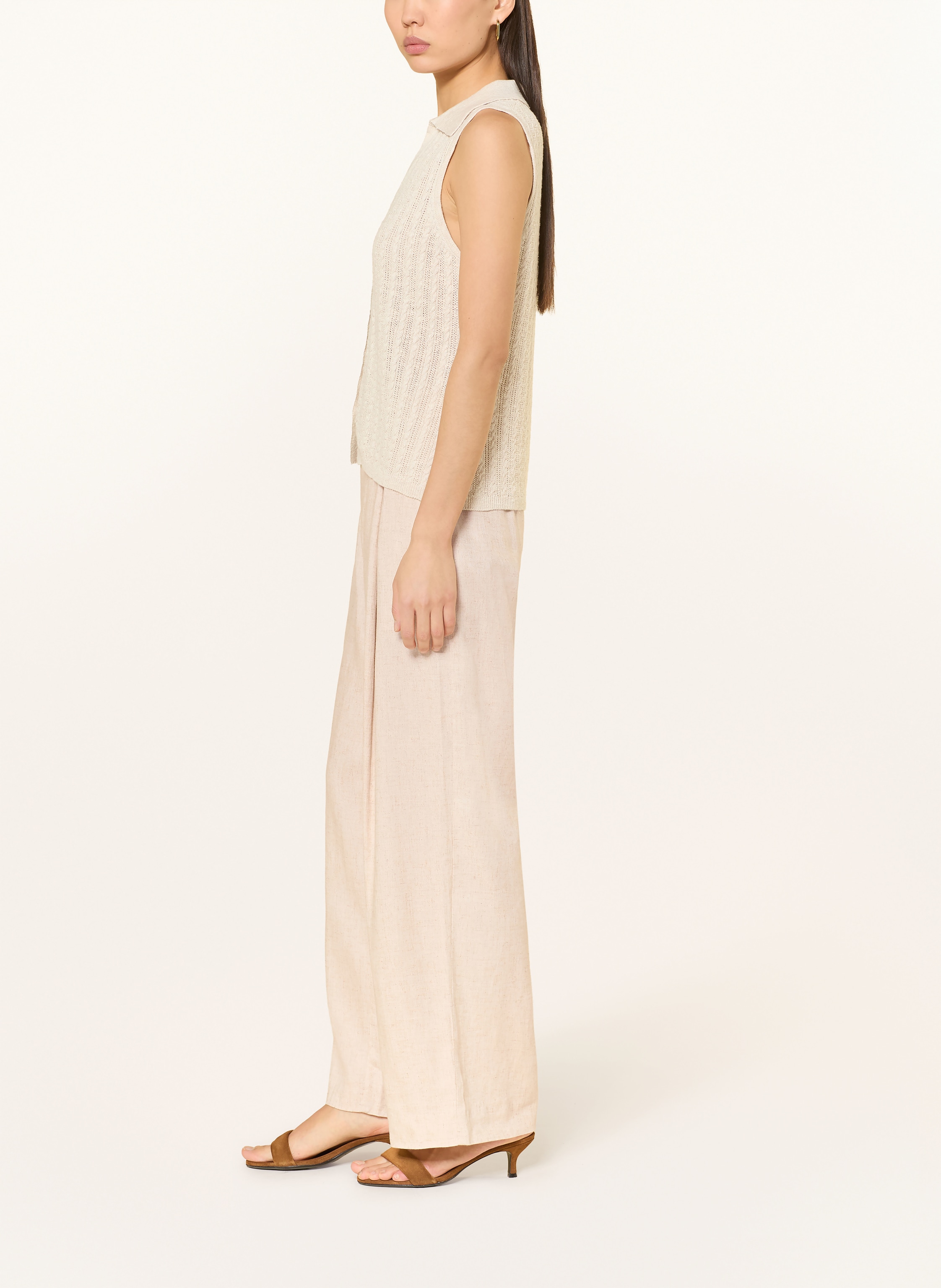 Thumbnail - Mos Mosh Marlenehose Mmissa beige