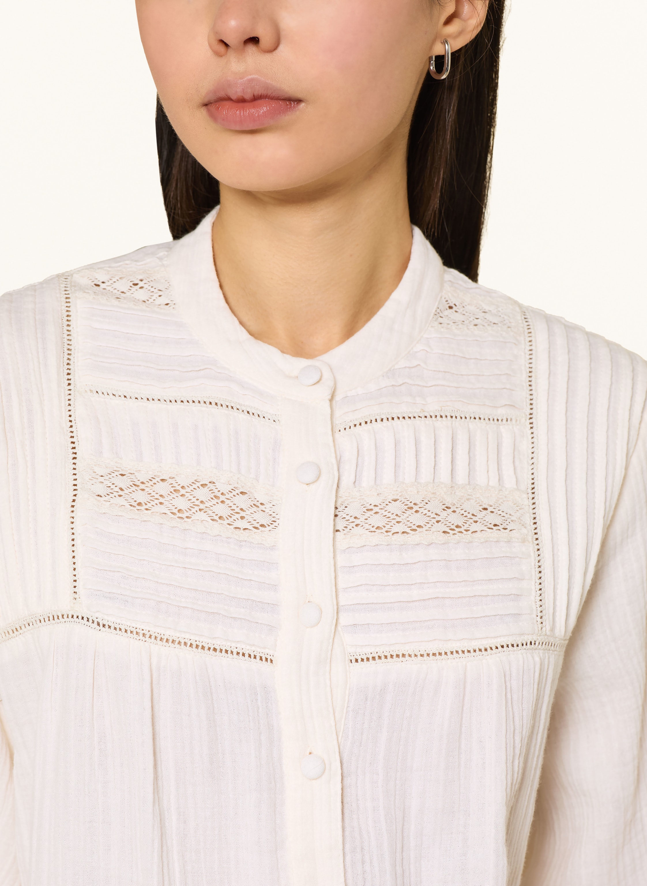 Thumbnail - Heyanno Musselinbluse Mmhstory weiss