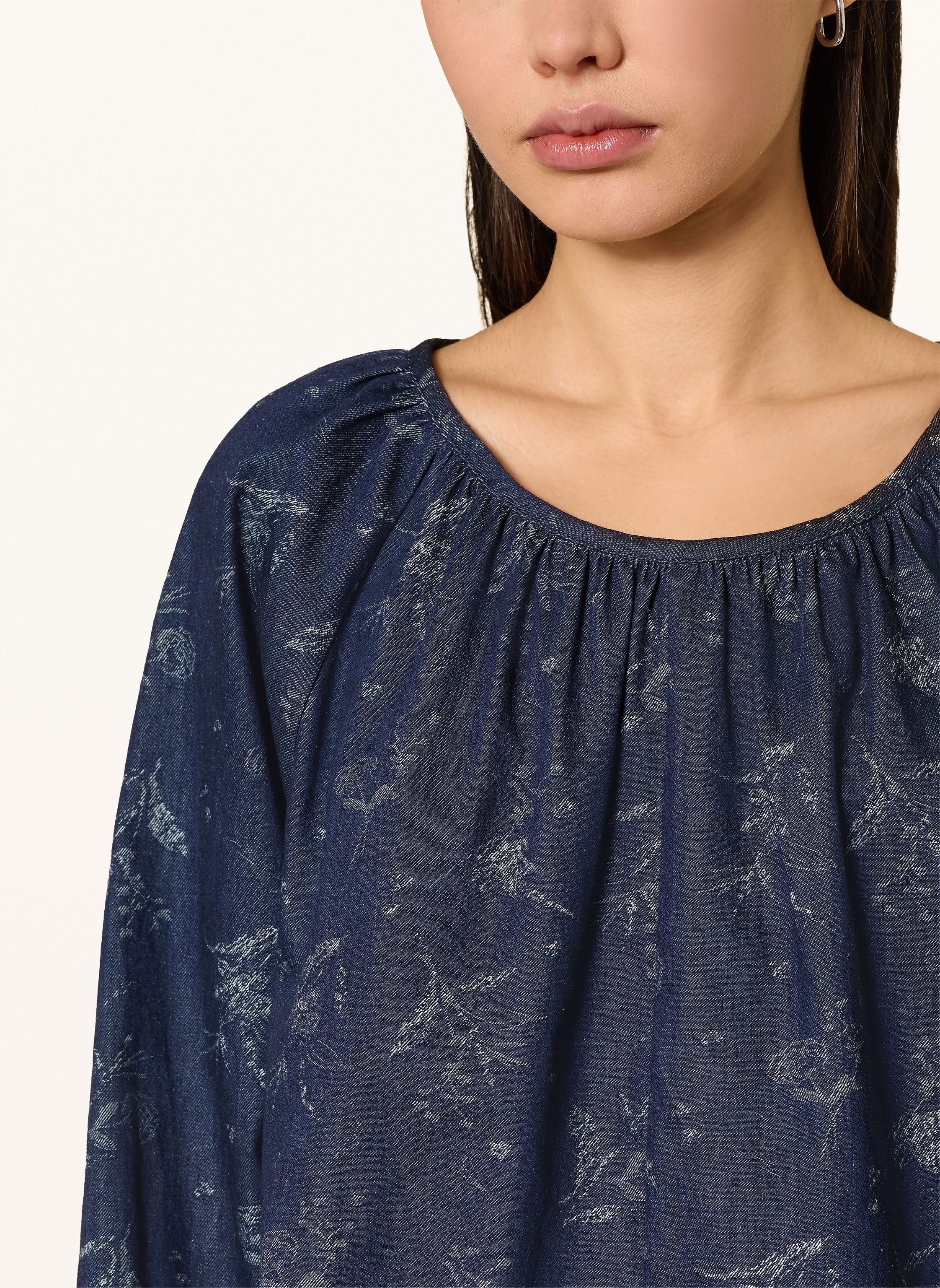 Thumbnail - Heyanno Jeansbluse Mmhpoise blau