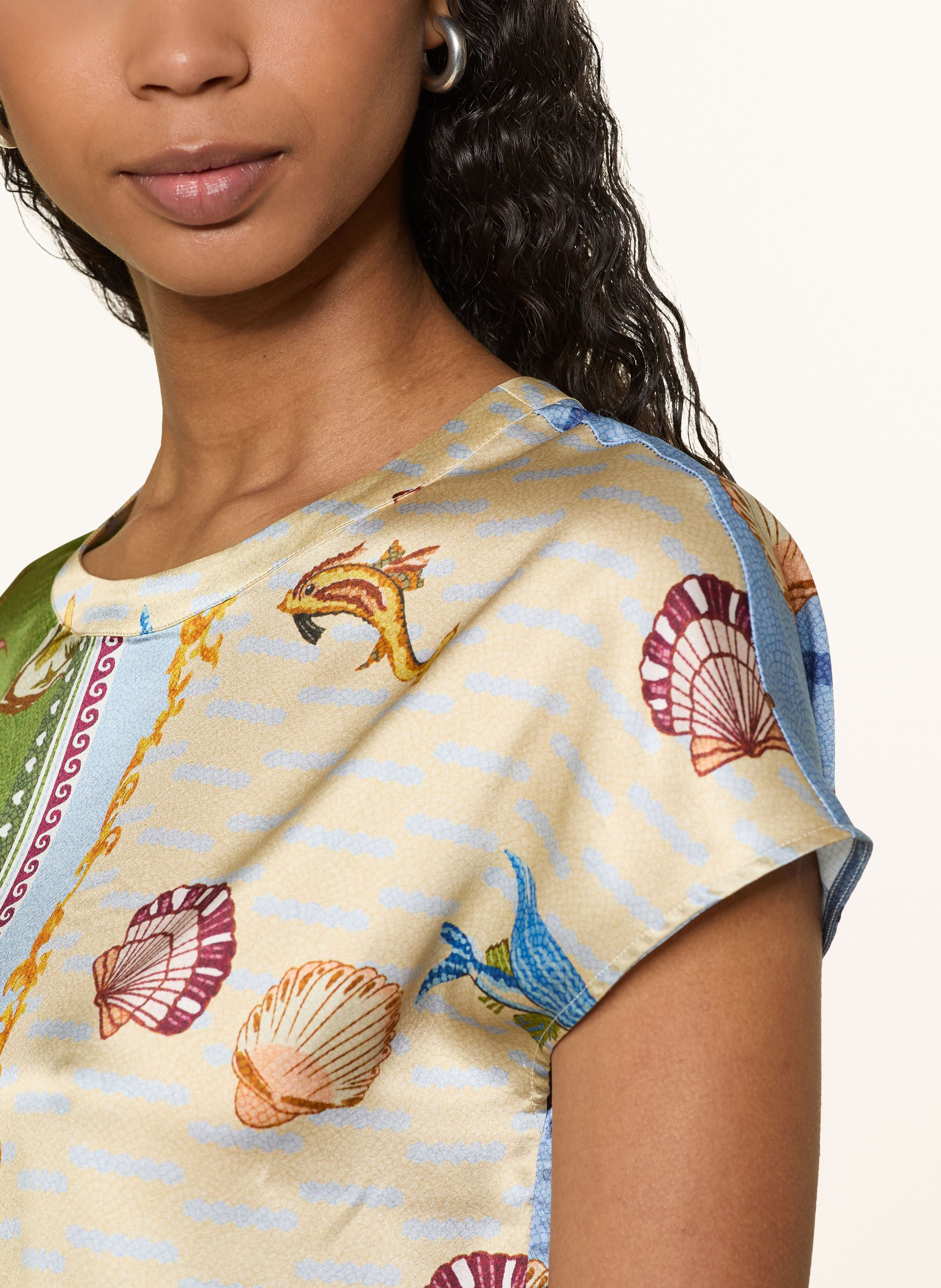 Thumbnail - Lilienfels Blusenshirt Aus Seide weiss