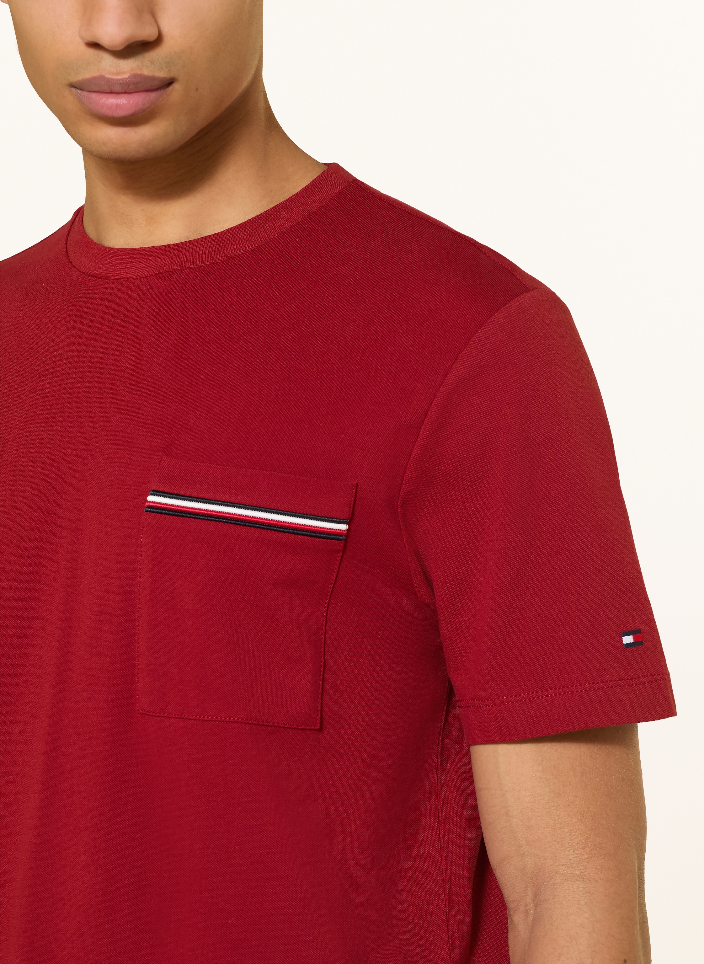 Thumbnail - Tommy Hilfiger T-Shirt rot