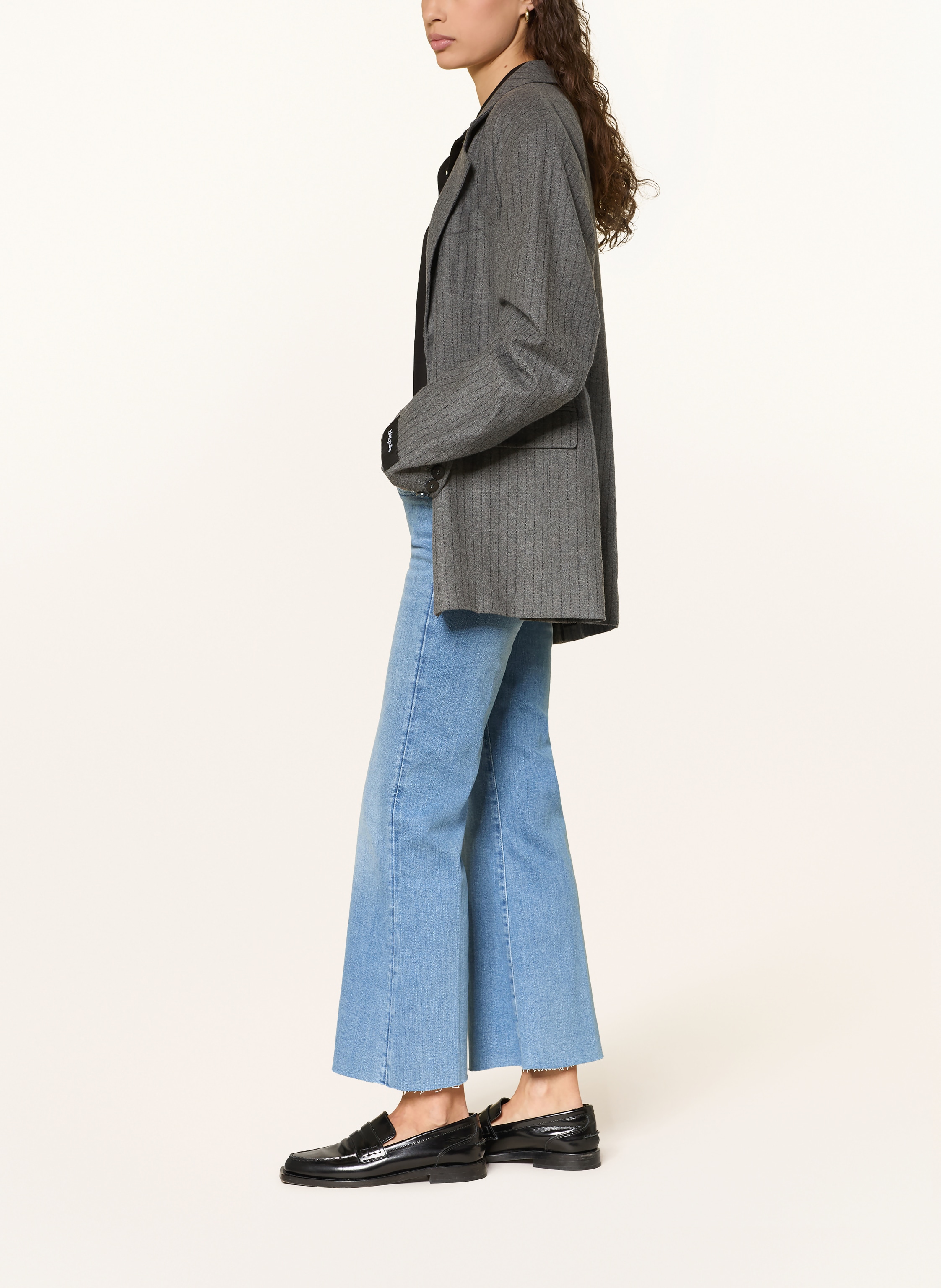 Thumbnail - 7 For All Mankind Jeans Cropped Dojo blau