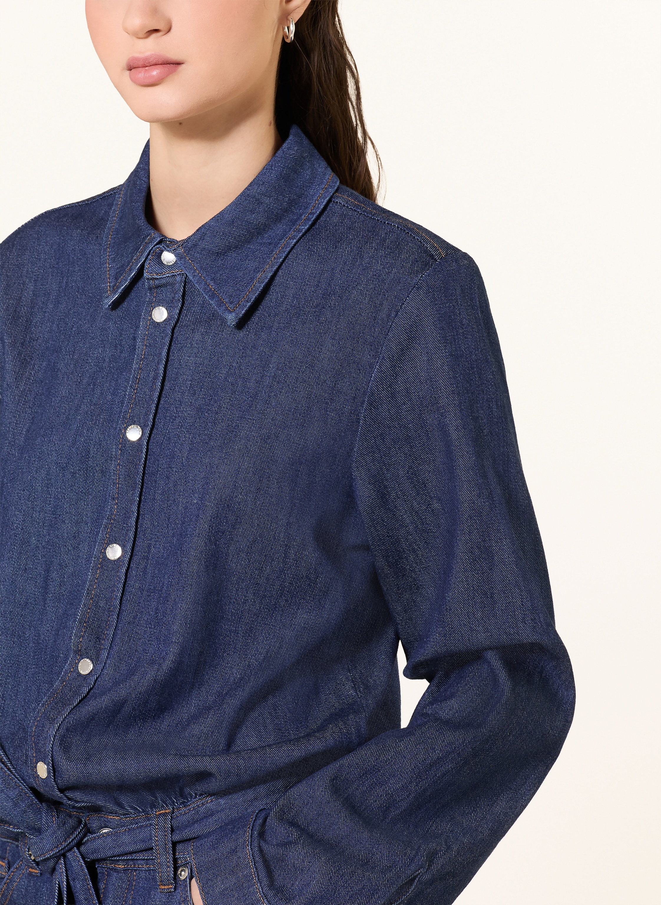 Thumbnail - 7 For All Mankind Jumpsuit Halona In Jeansoptik blau