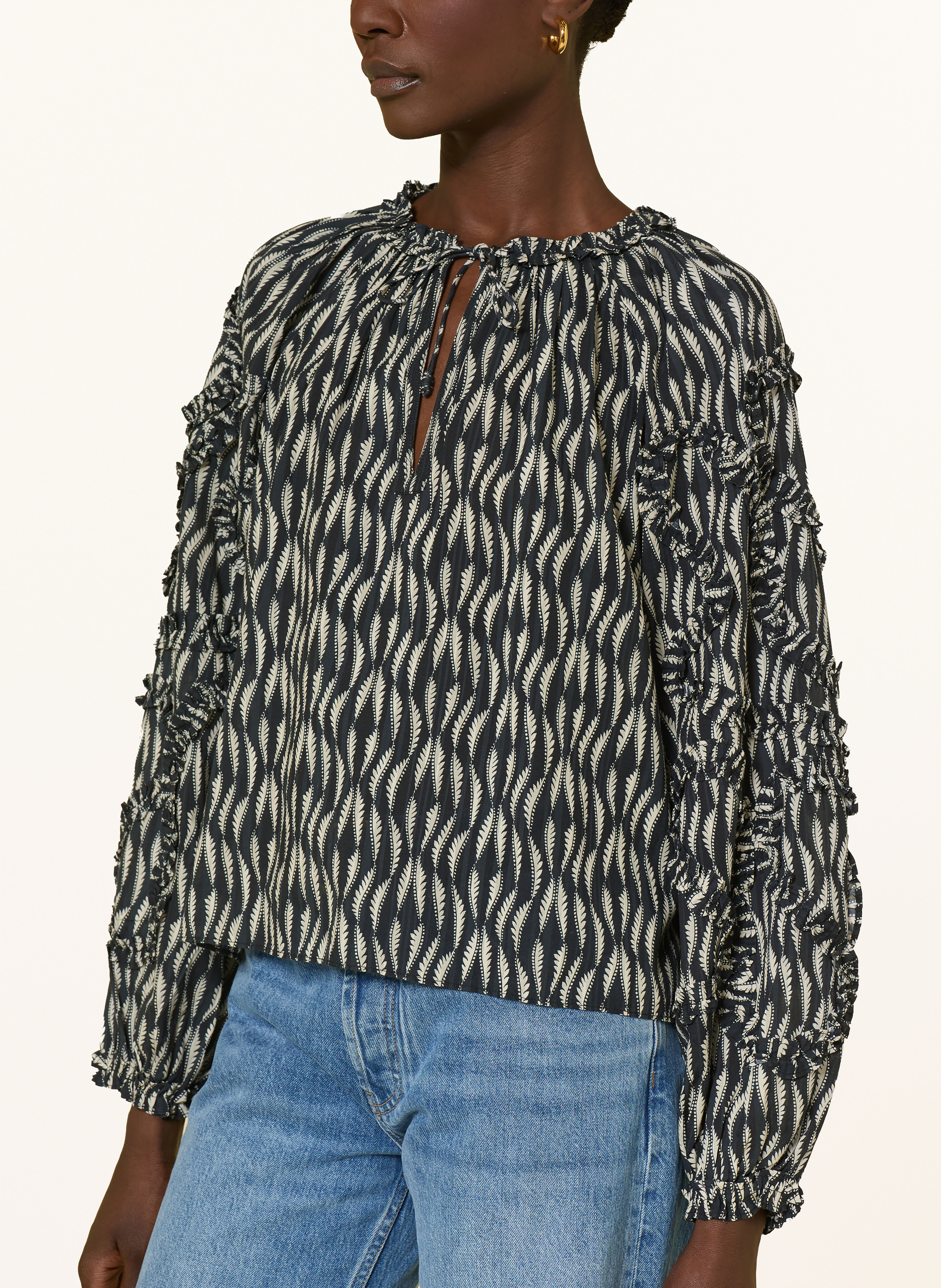 Thumbnail - Ulla Johnson Blusenshirt Azrou schwarz