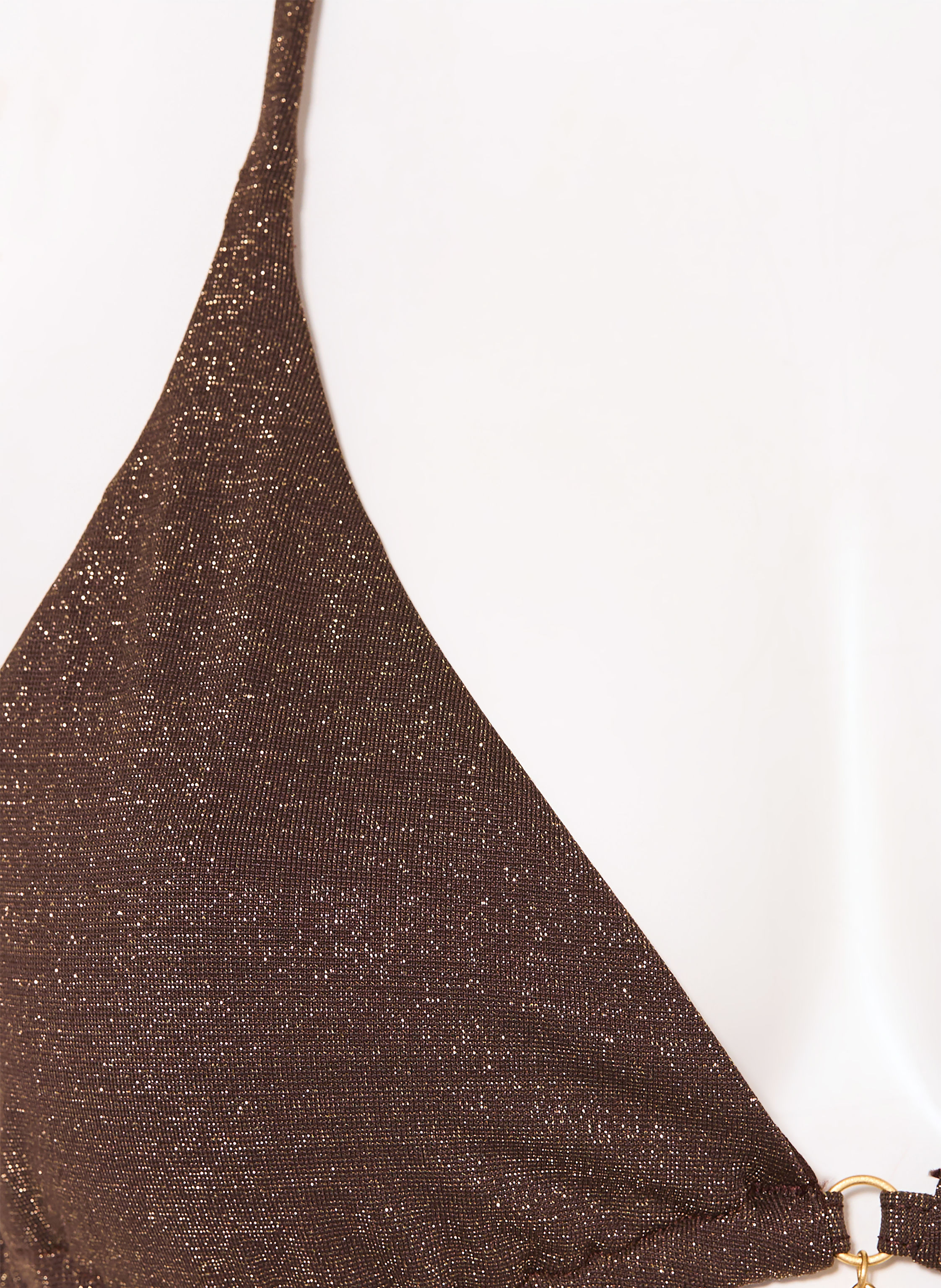 Thumbnail - Banana Moon Triangel-Bikini Lina Lightglitter Mit Glitzergarn braun