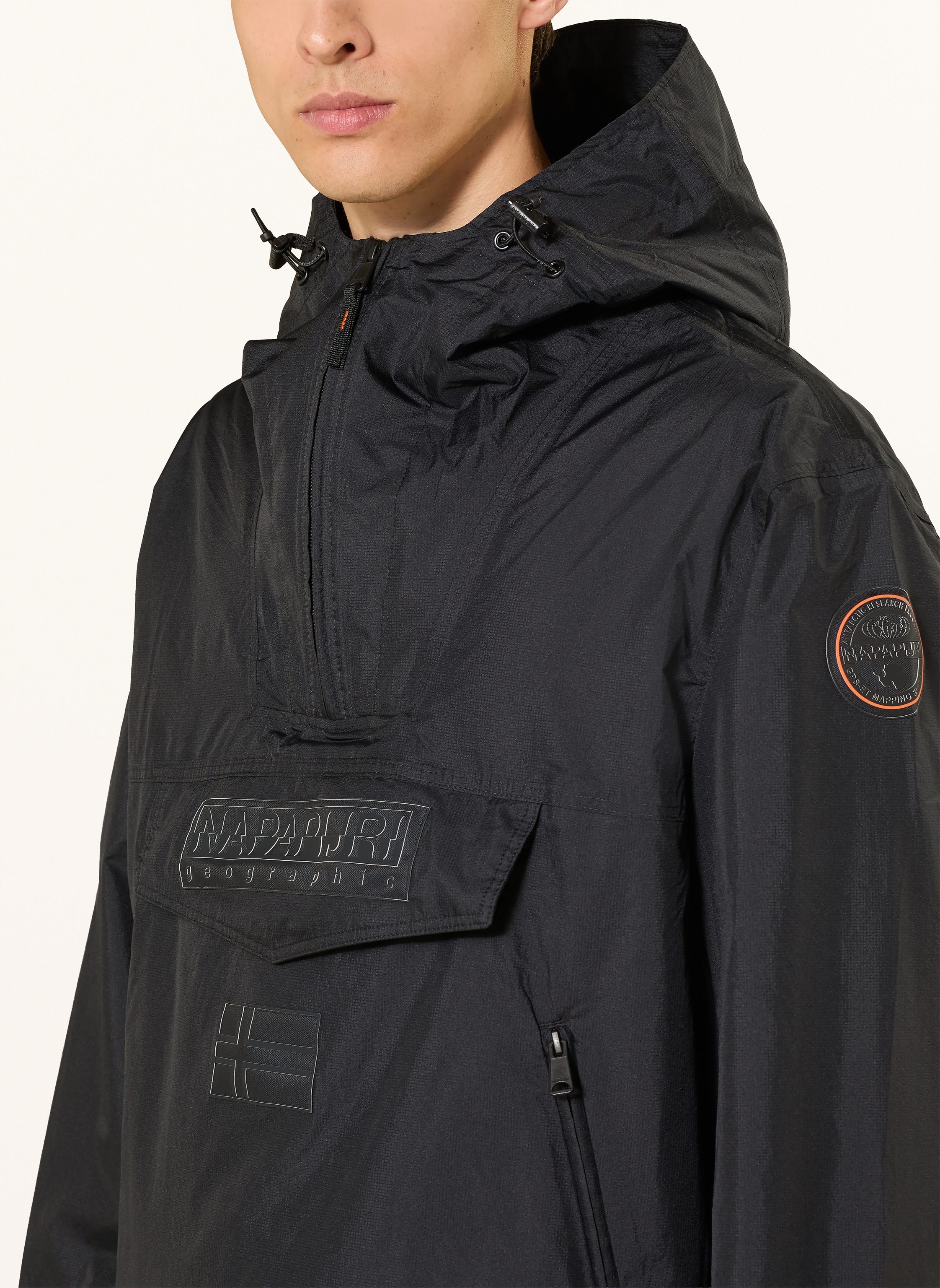 Thumbnail - Napapijri Schlupfjacke Rainforest Next schwarz