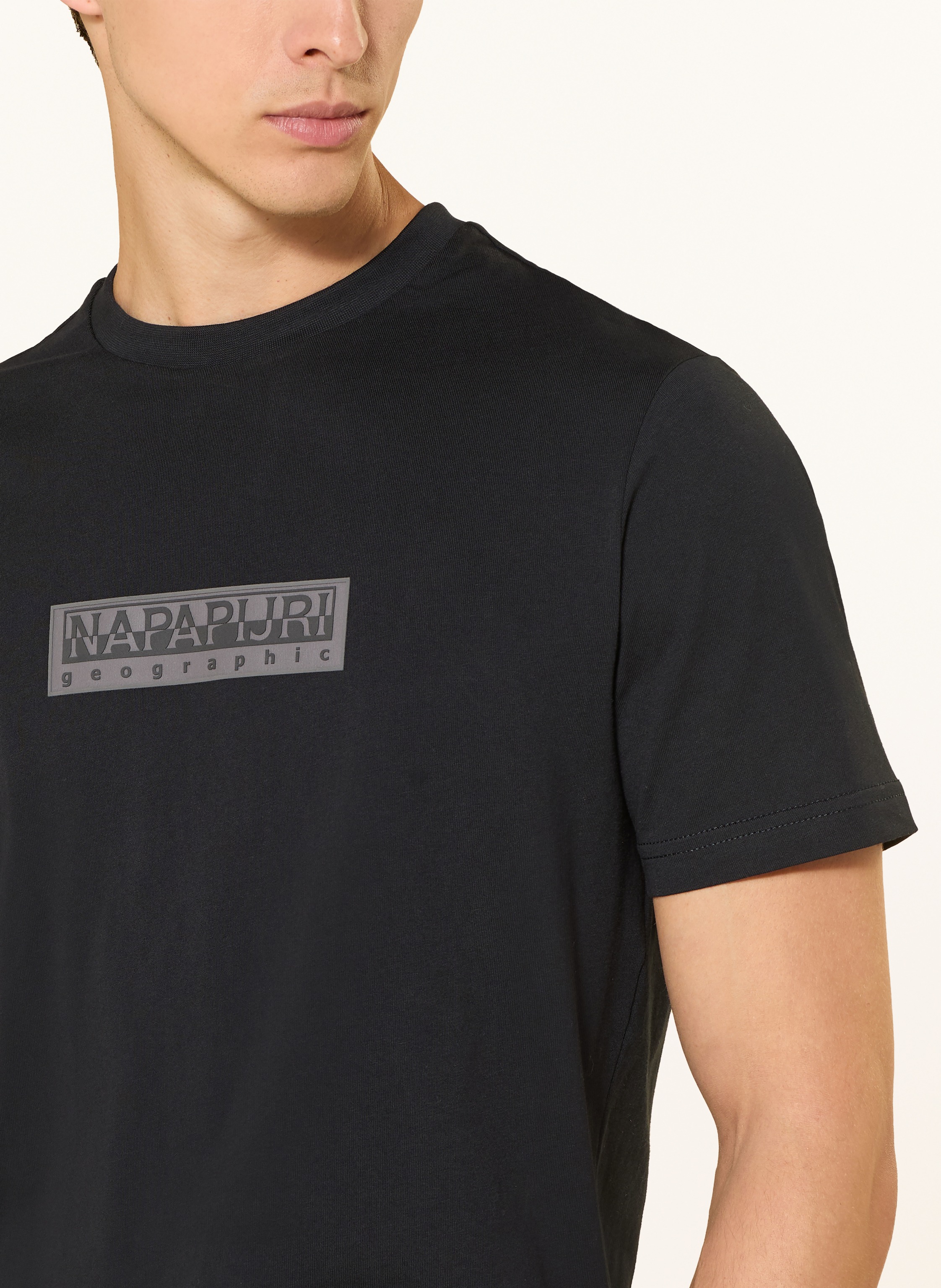 Thumbnail - Napapijri T-Shirt S-Box schwarz