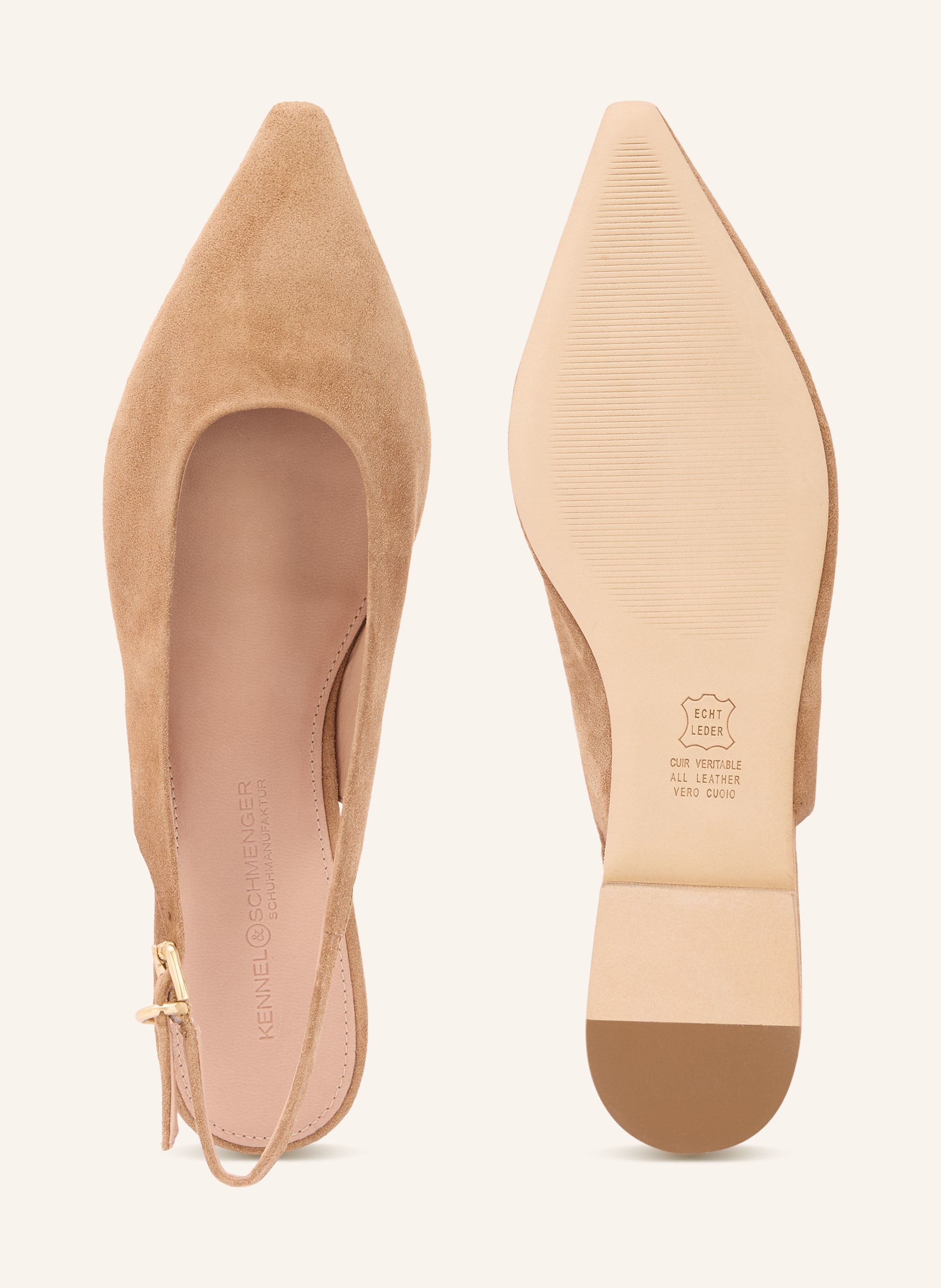 Thumbnail - Kennel & Schmenger Slingballerinas Nika beige