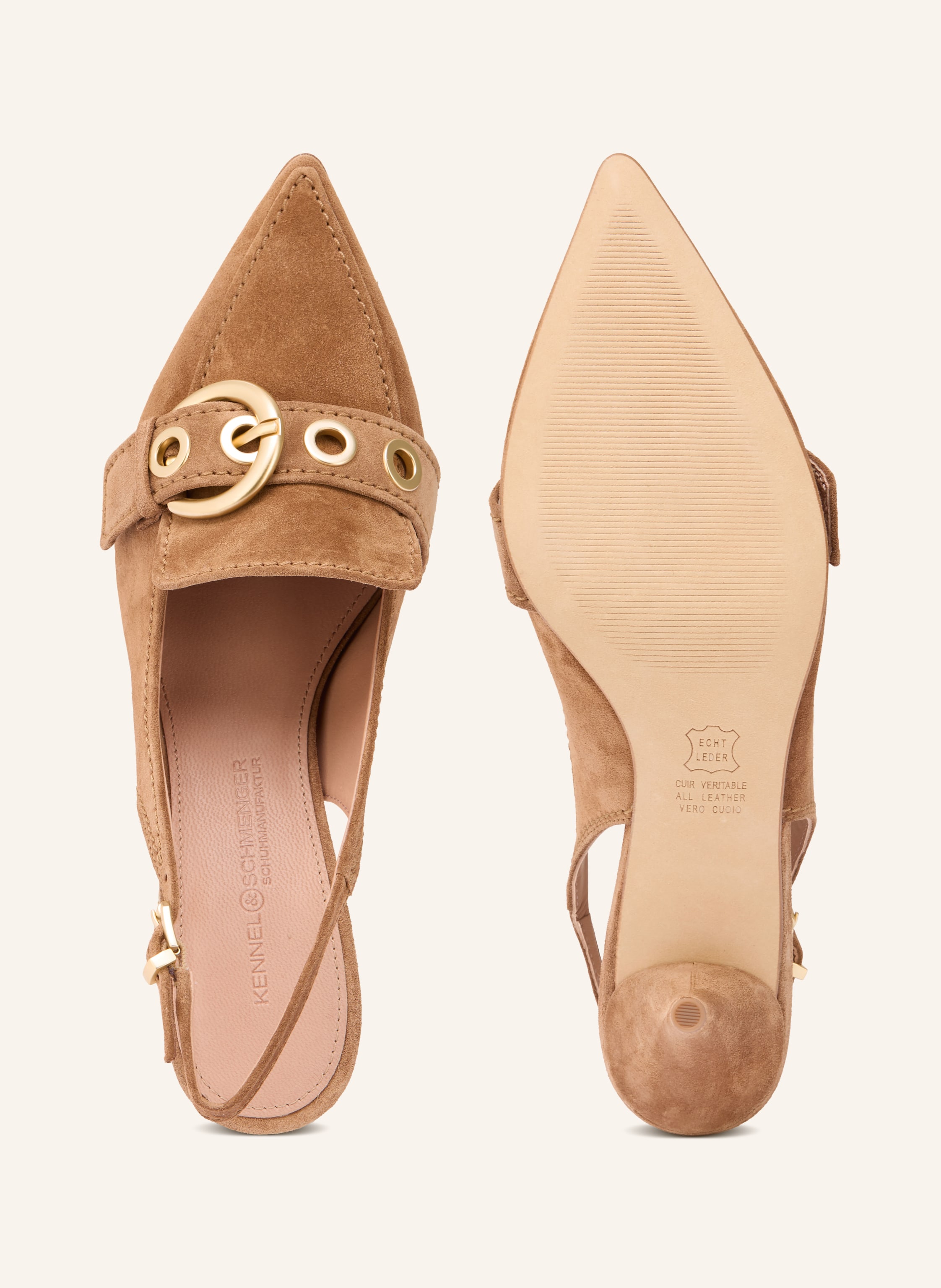Thumbnail - Kennel & Schmenger Slingpumps Sia braun