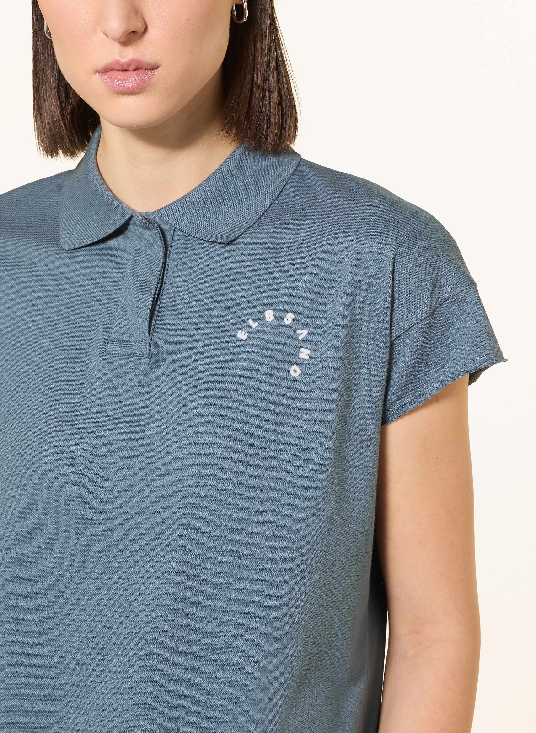 Thumbnail - Elbsand Piqué-Poloshirt Torva blau