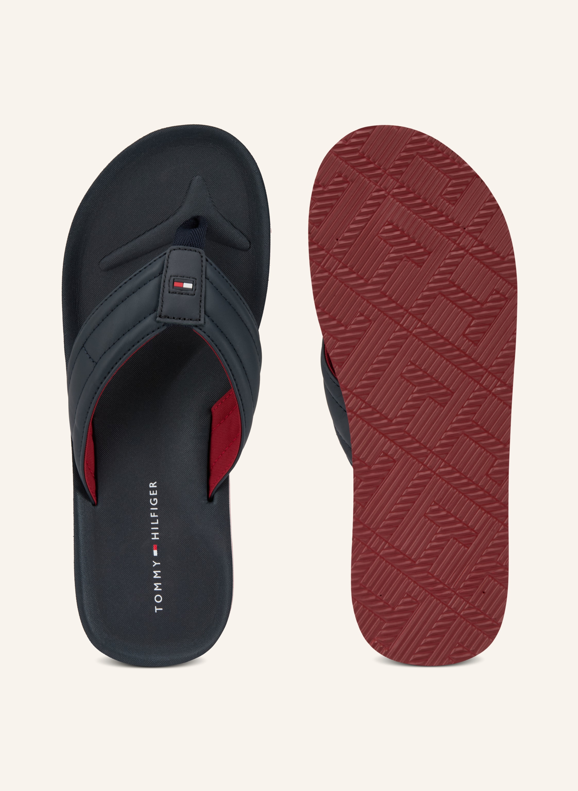 Thumbnail - Tommy Hilfiger Zehentrenner blau