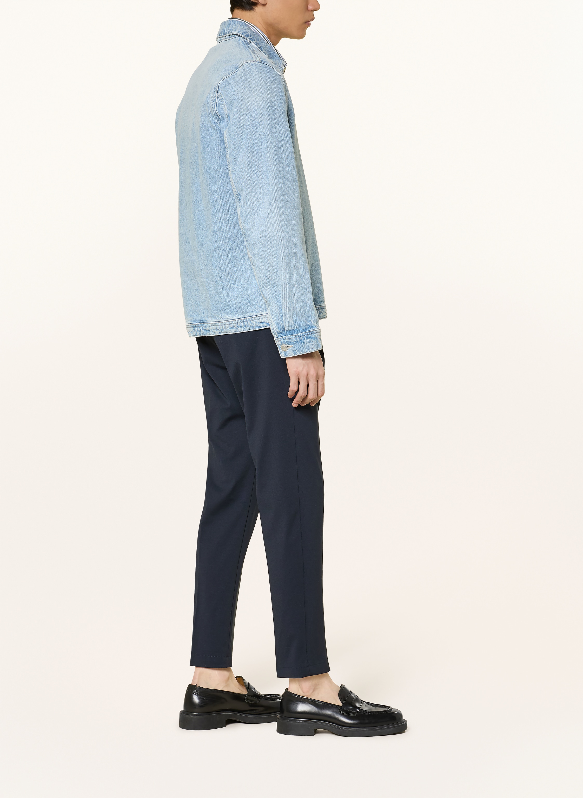 Thumbnail - Drykorn Anzughose Chasy Regular Fit Mit Verkürzter Beinlänge blau