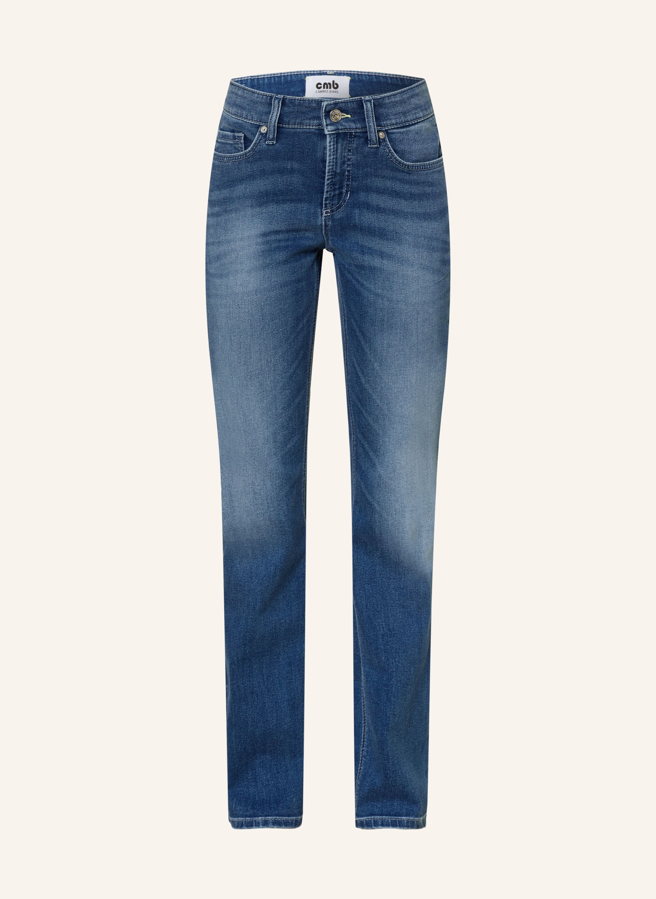 Cambio Slim Fit Jeans Piper blau