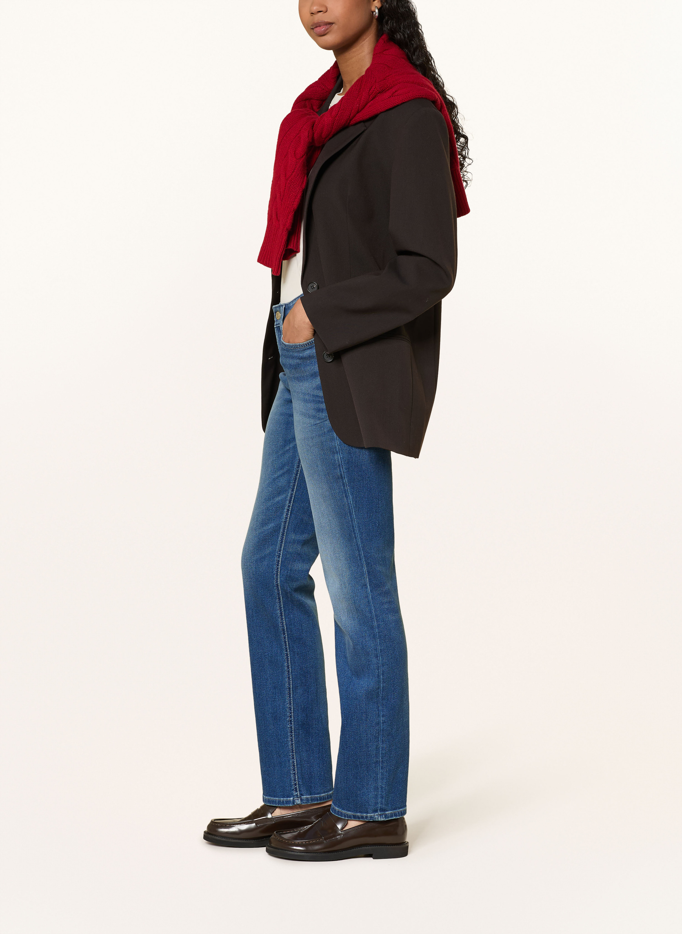 Thumbnail - Cambio Slim Fit Jeans Piper blau