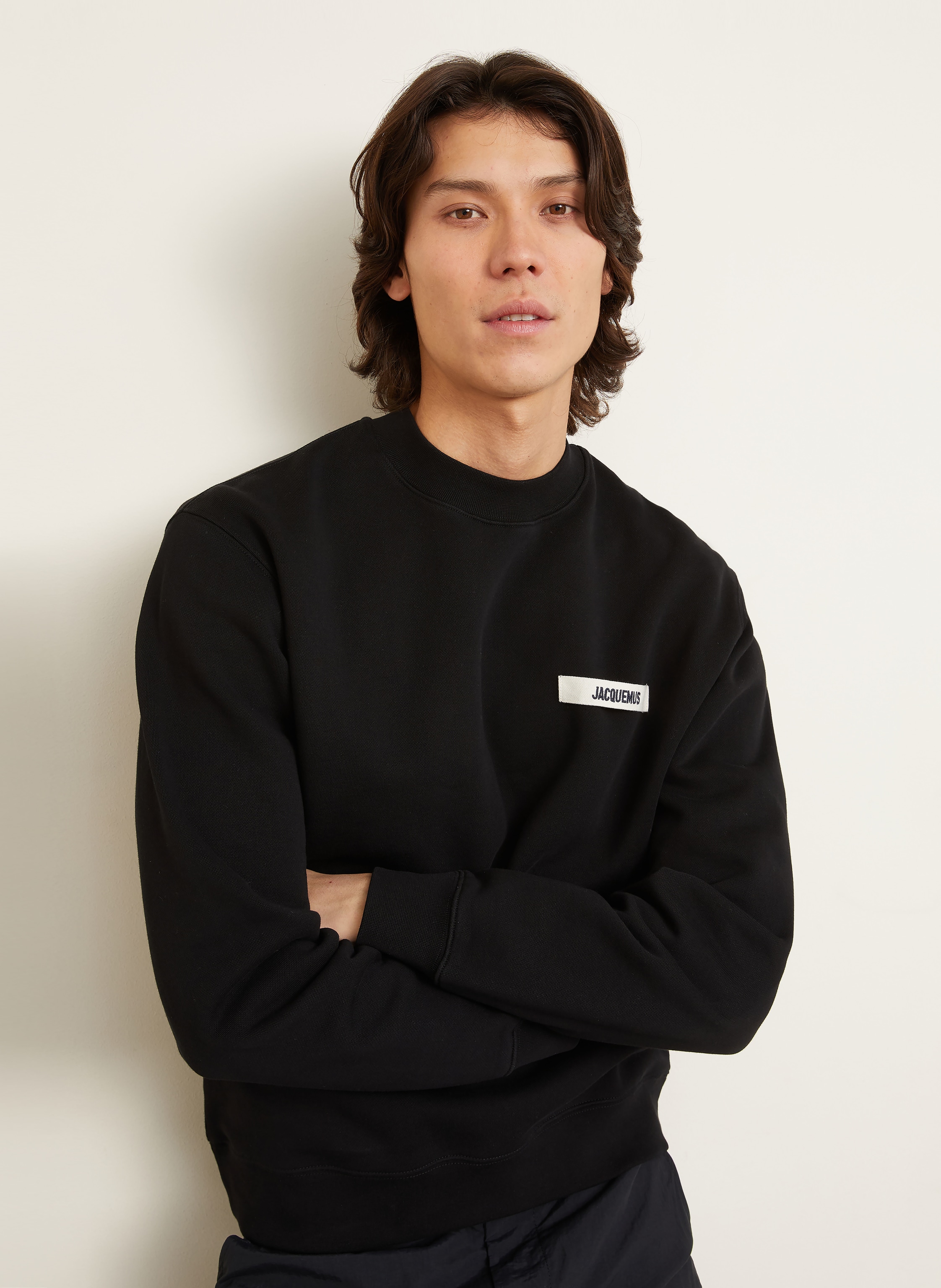 Thumbnail - Jacquemus Sweatshirt Le Sweatshirt Gros Grain schwarz