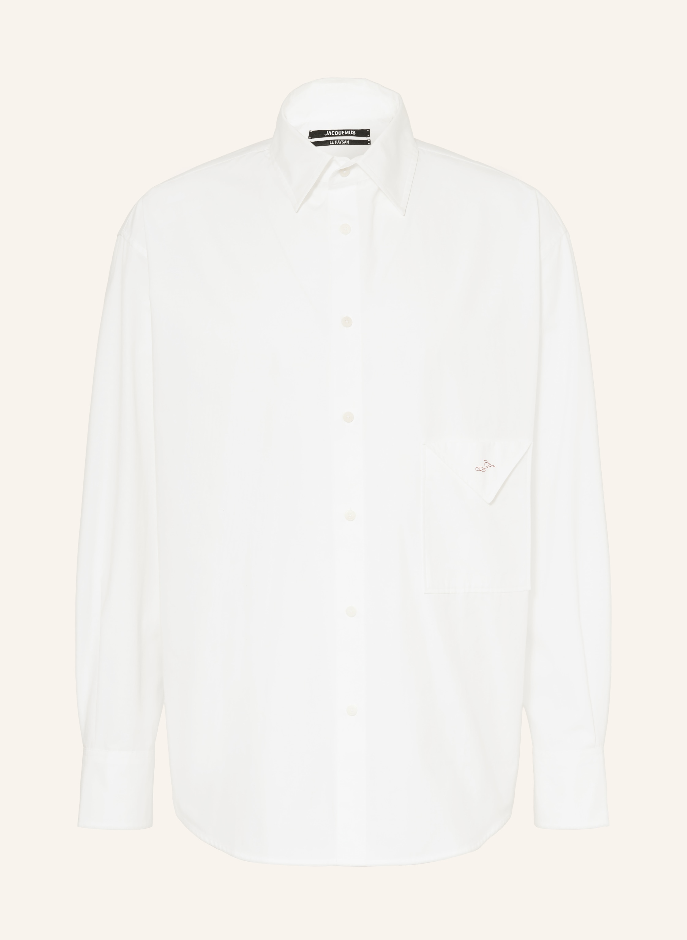 Jacquemus Jacquemus Hemd La Chemise Nappe Comfort Fit weiss in WEISS