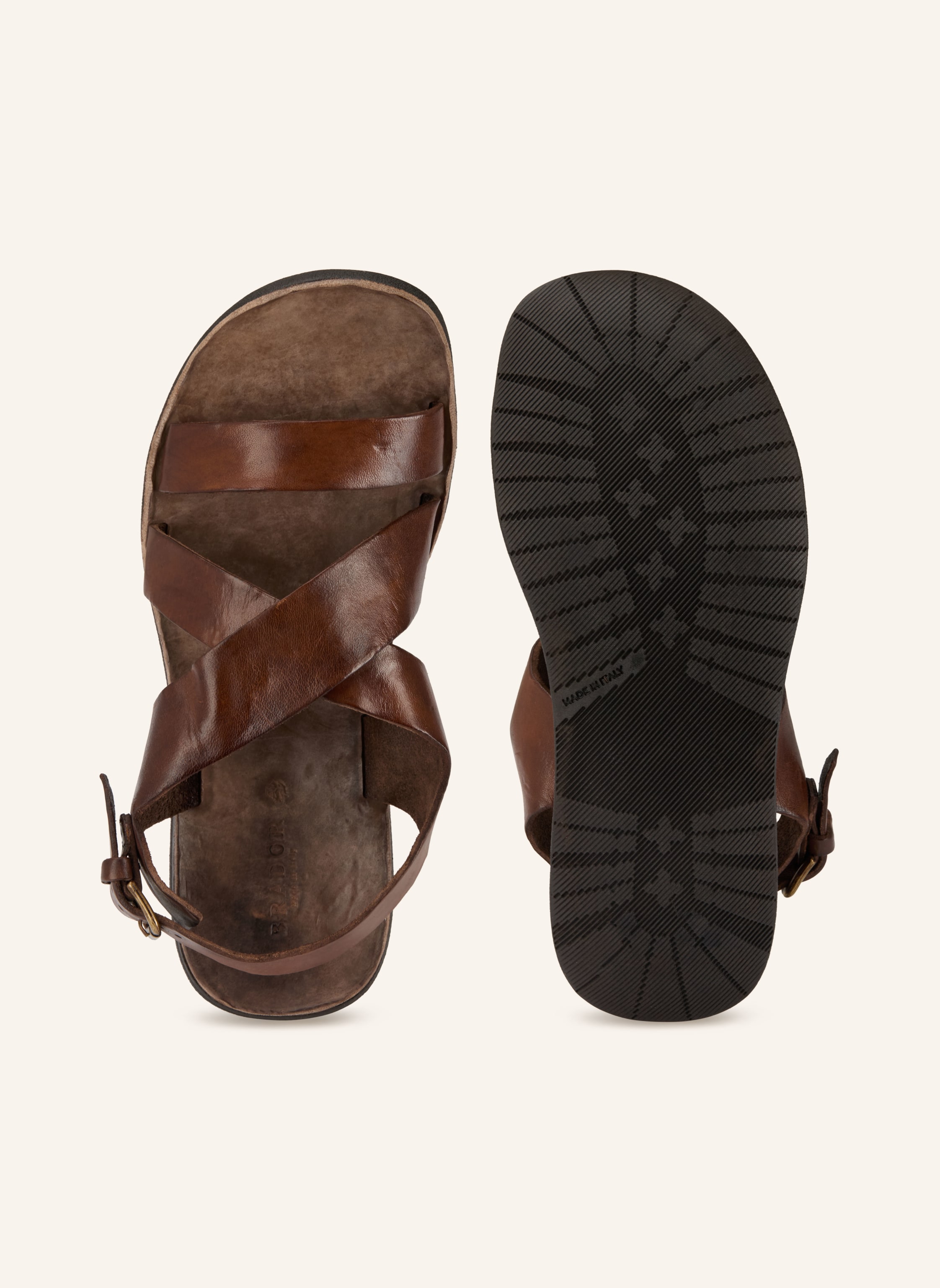 Thumbnail - Brador Sandalen Close braun