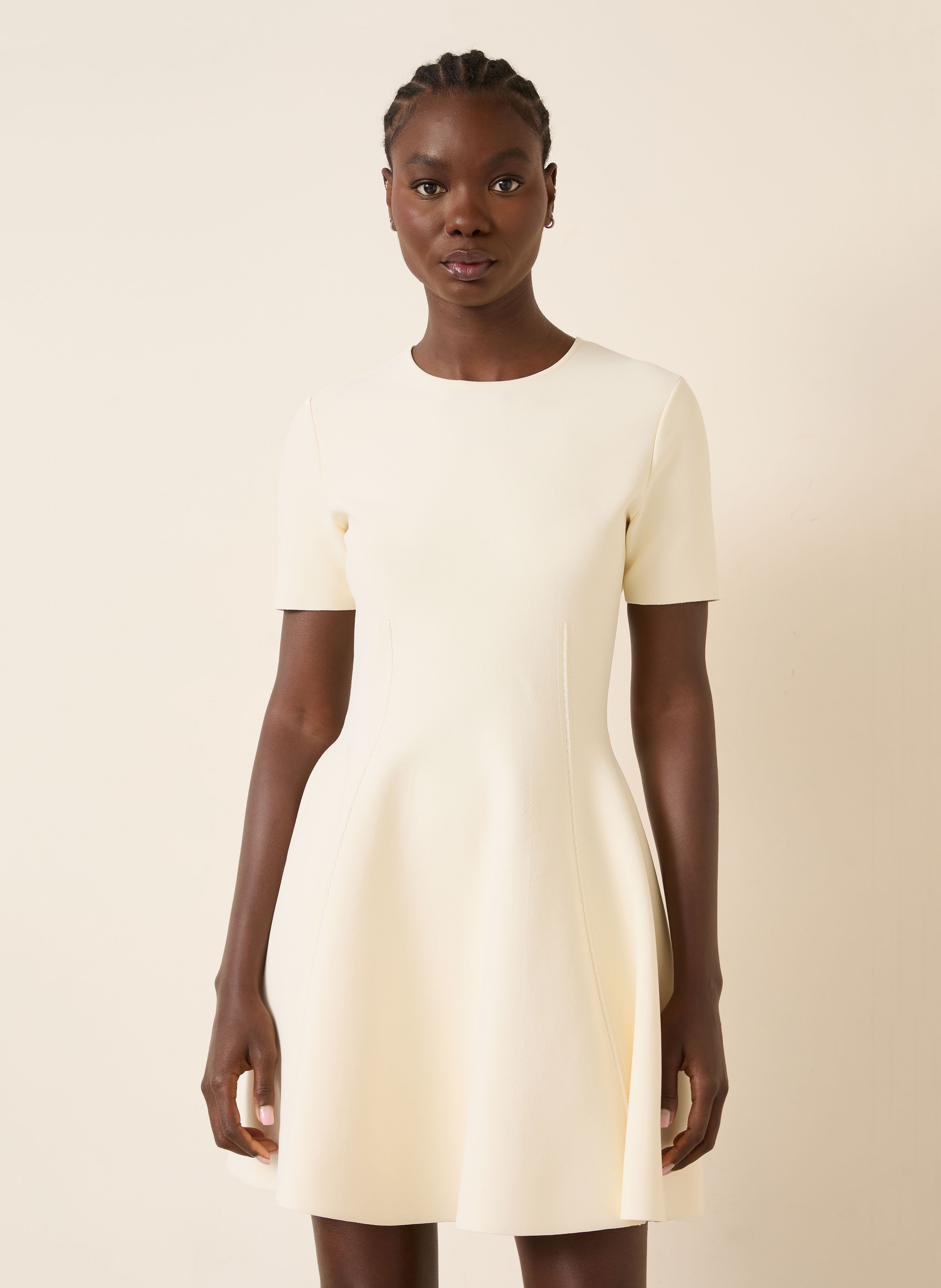 Thumbnail - Mcqueen Cocktailkleid weiss