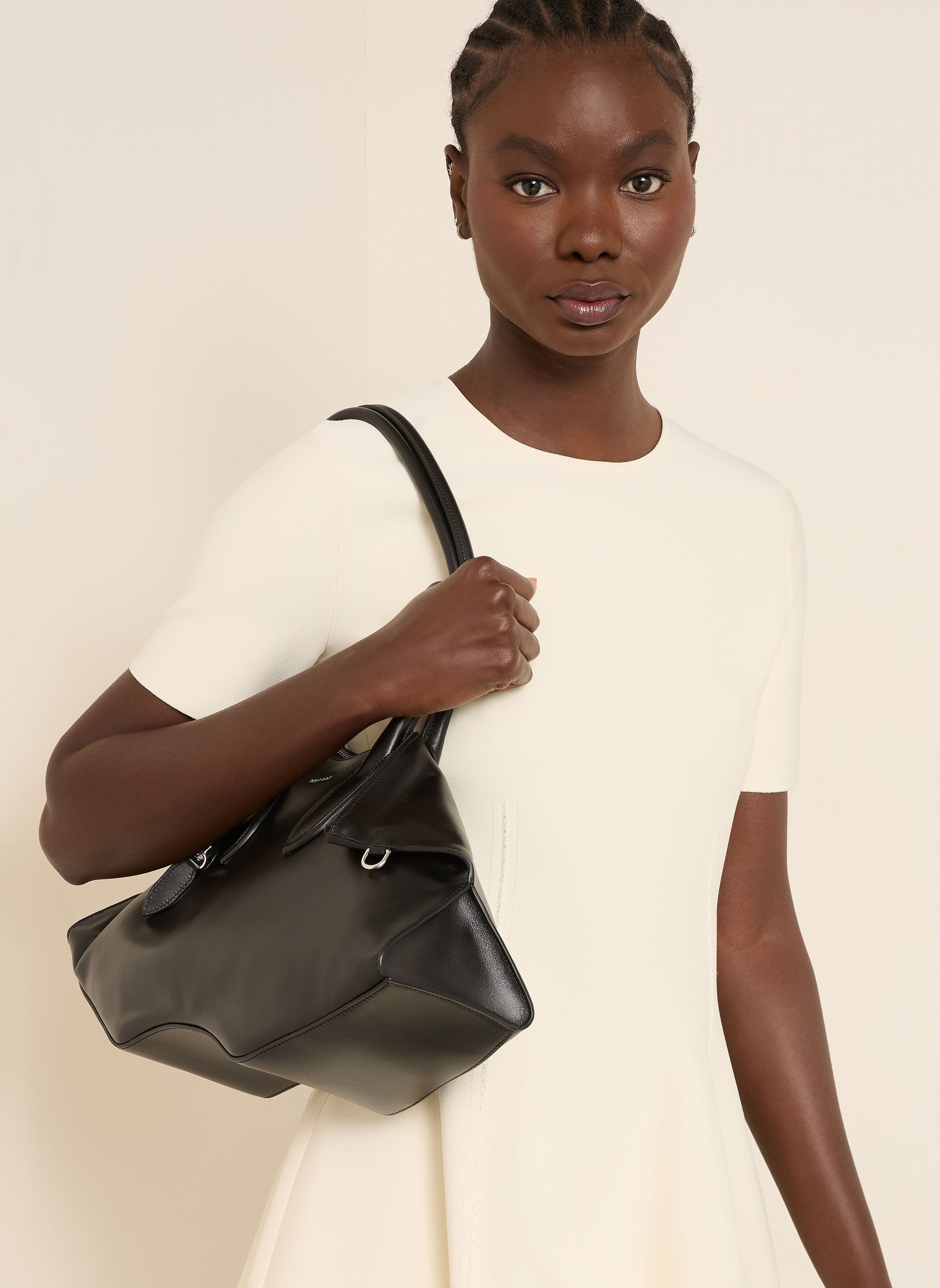 Thumbnail - Mcqueen Cocktailkleid weiss