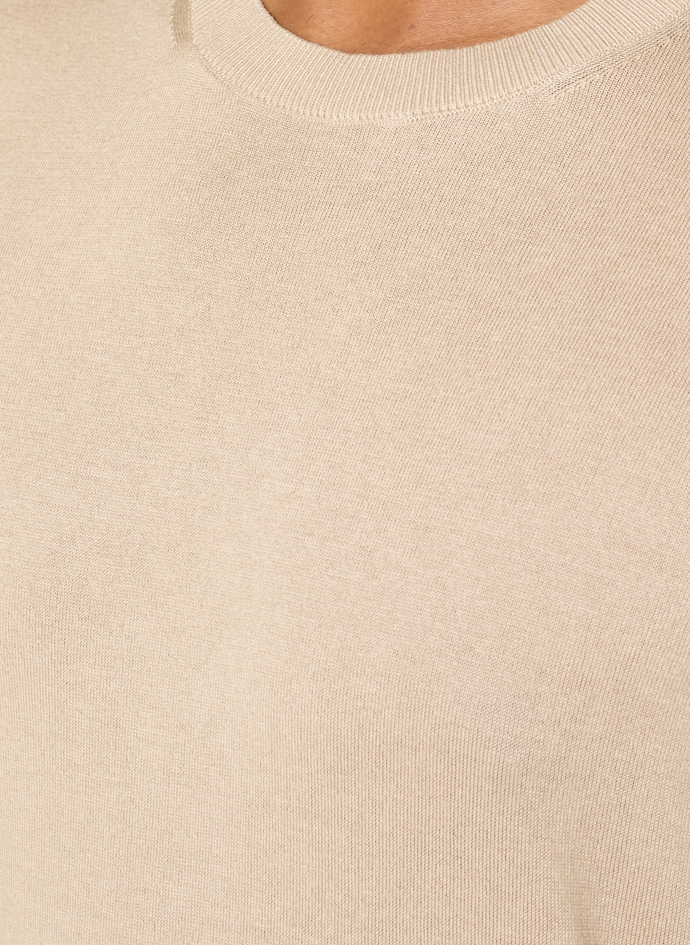 Thumbnail - Olymp Strickshirt beige