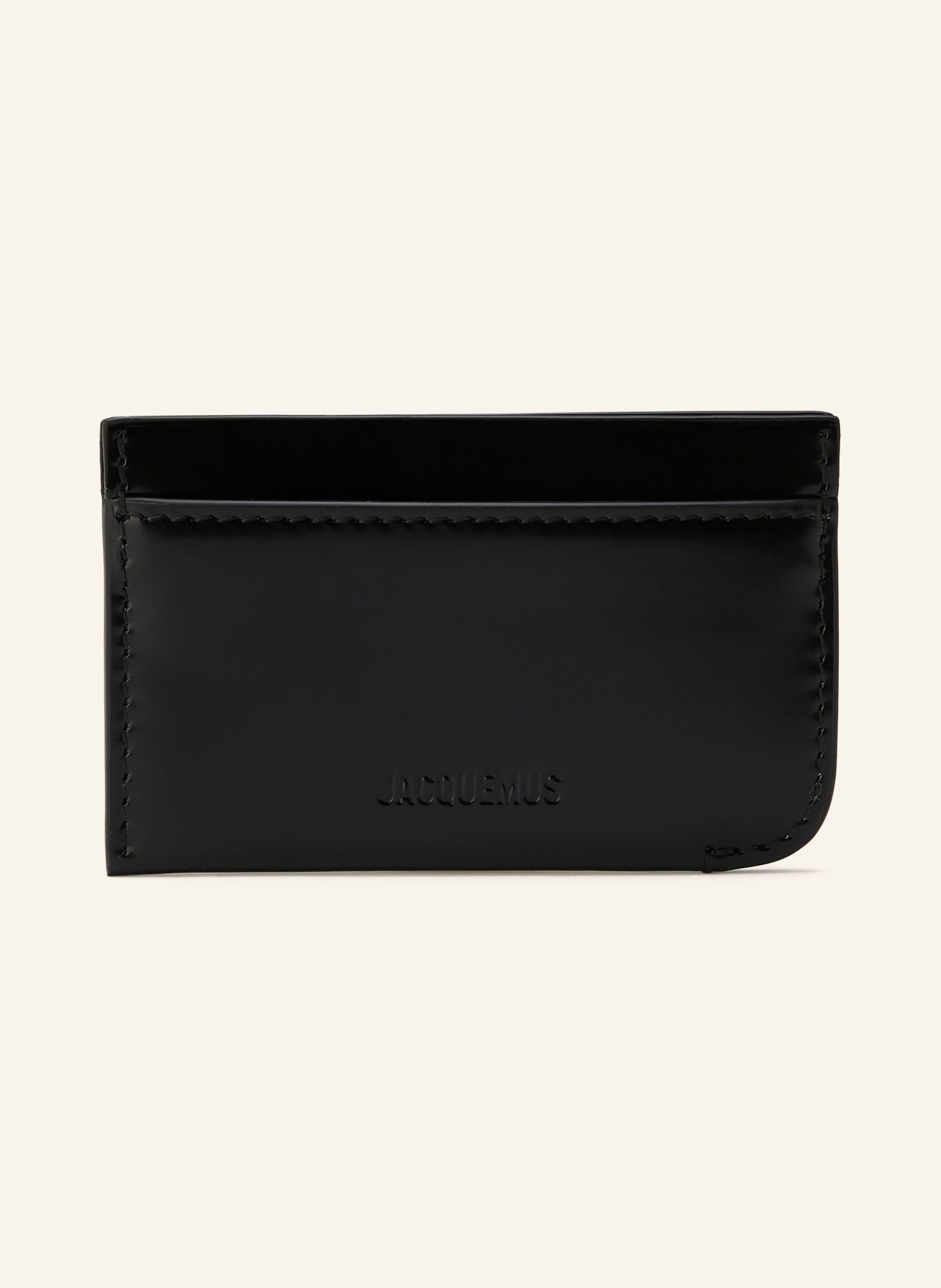 Jacquemus Kartenetui Le Porte Curvo schwarz