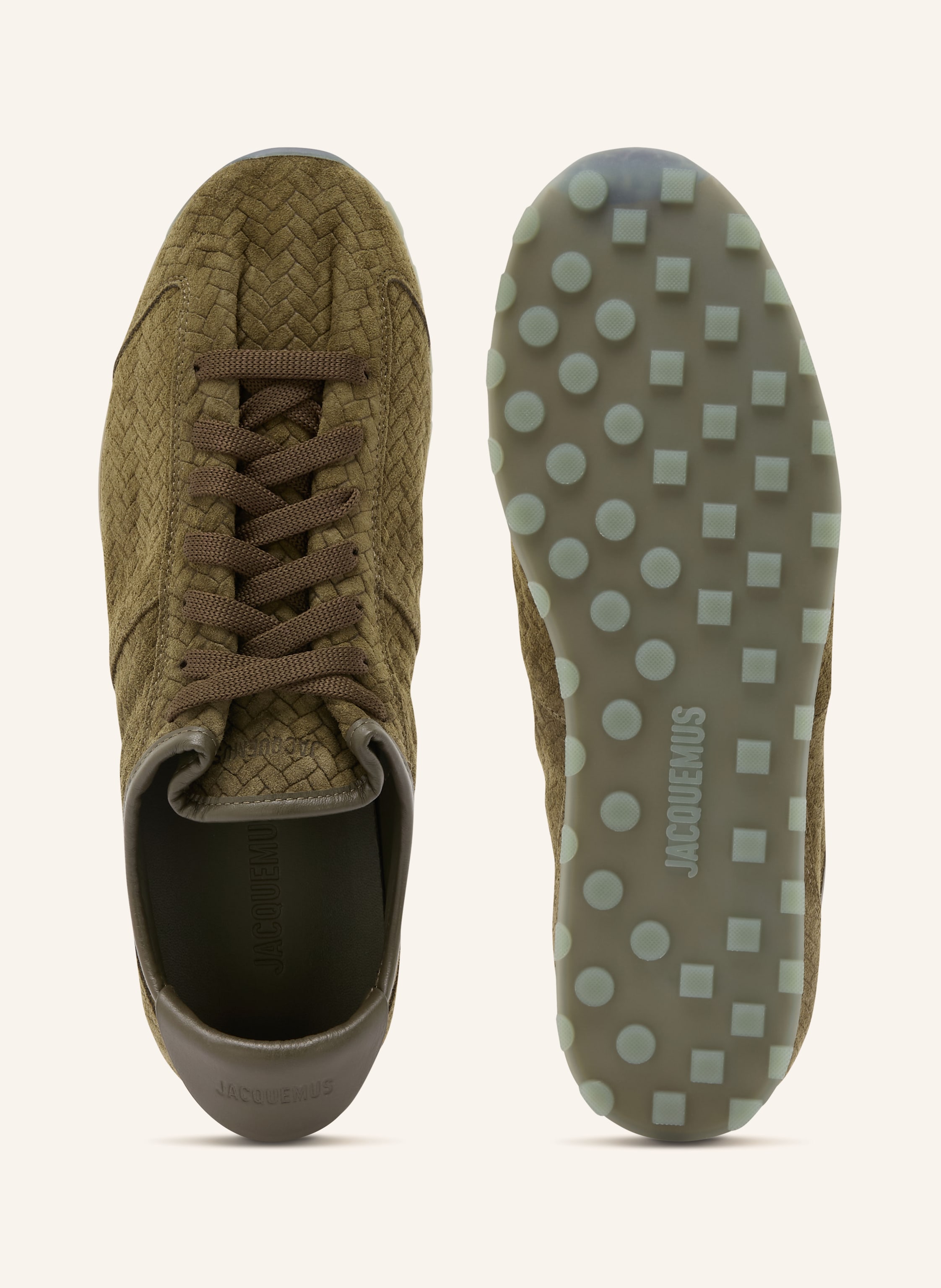 Thumbnail - Jacquemus Sneaker Les Tennis gruen