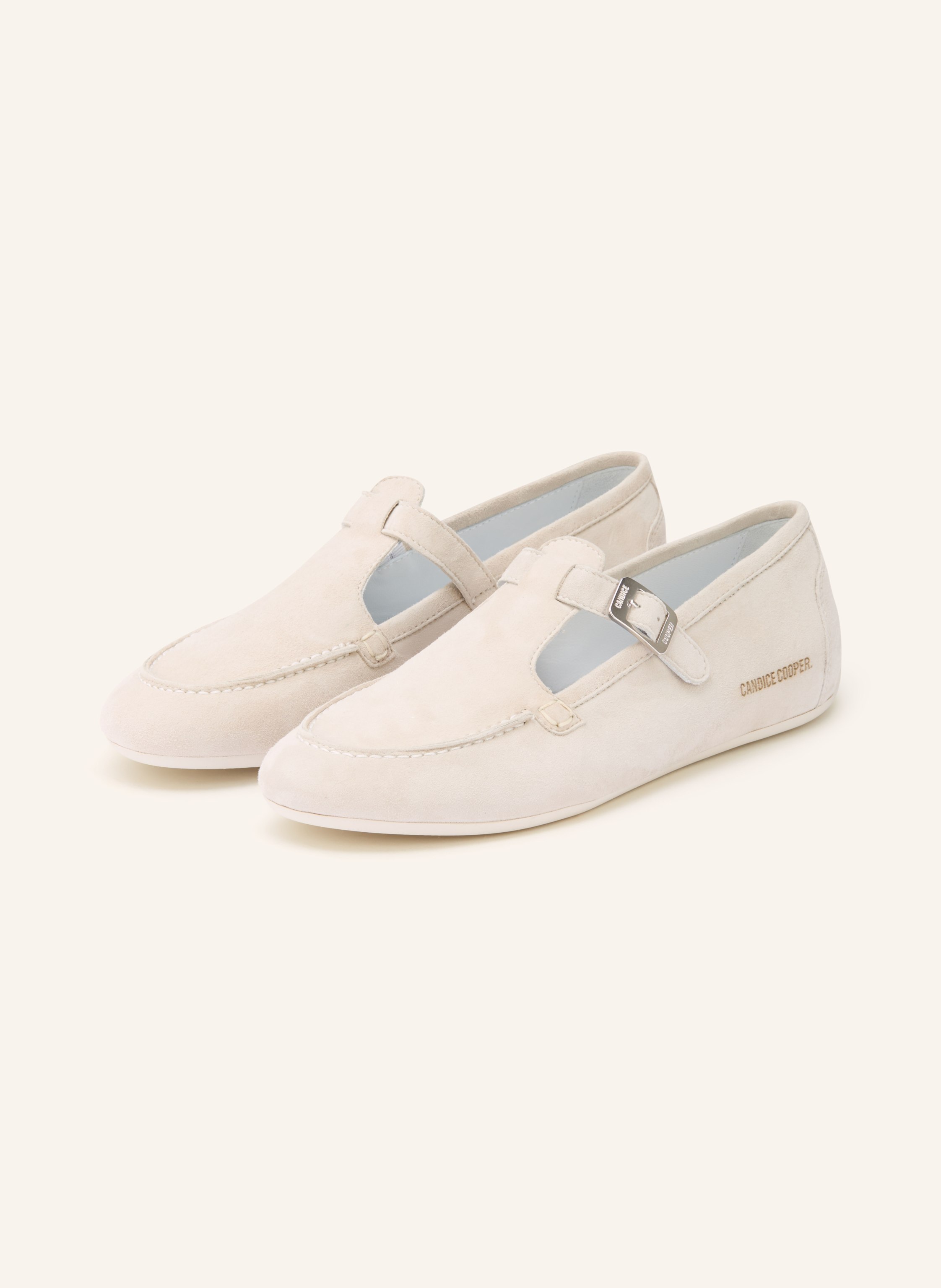Candice Cooper Mary-Jane-Loafer Rock Mok beige