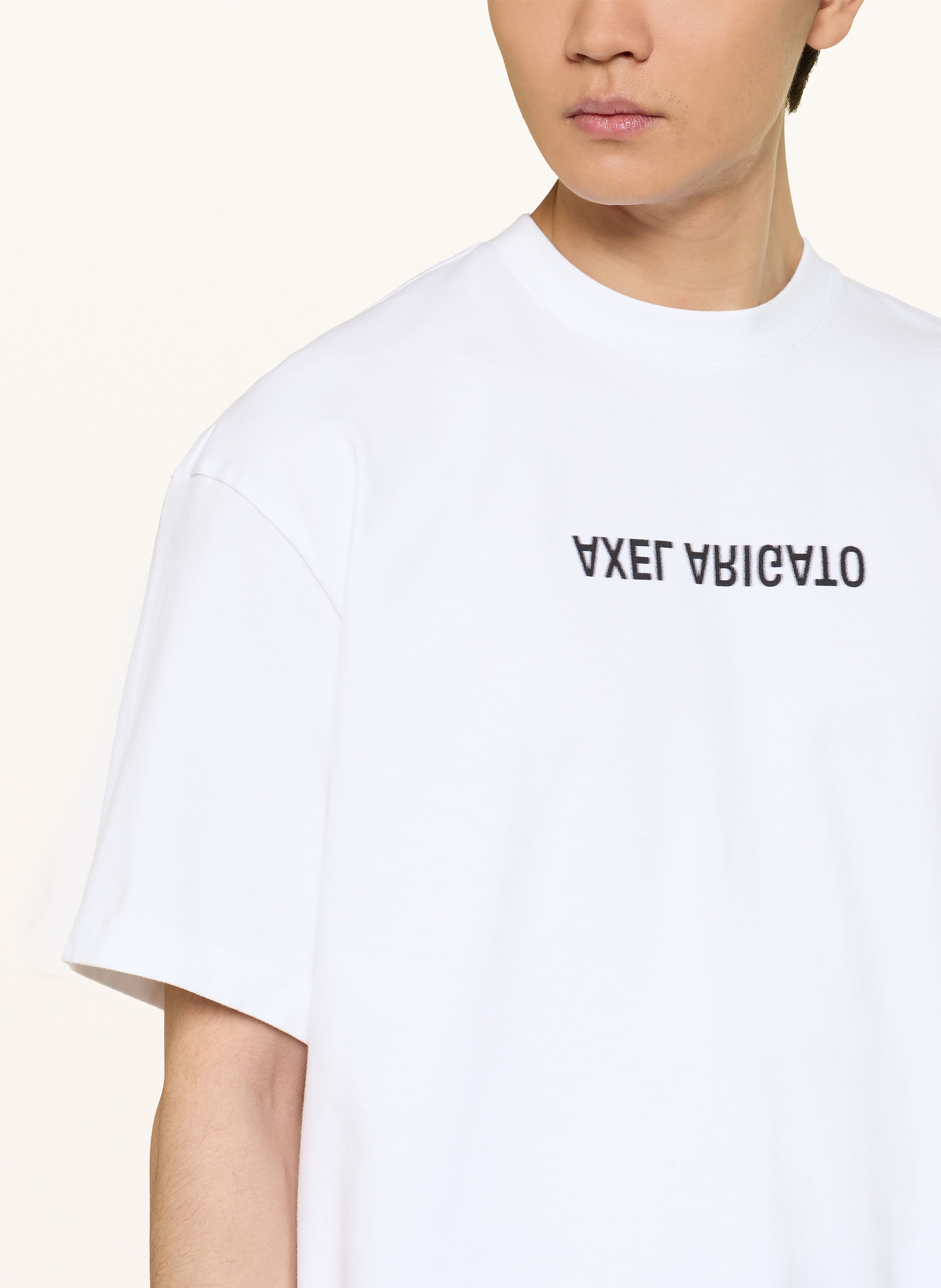 Thumbnail - Axel Arigato T-Shirt Distort weiss