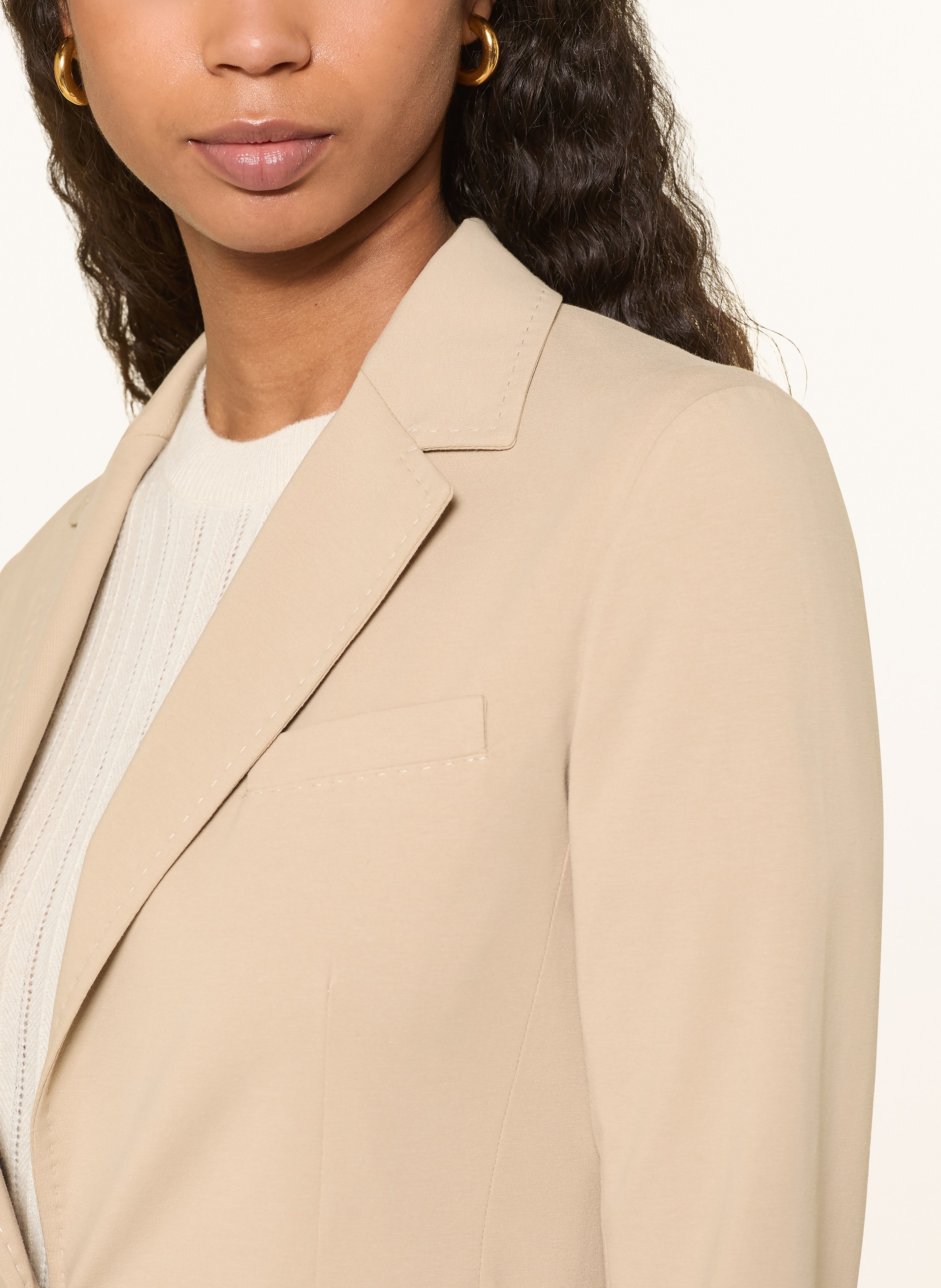 Thumbnail - Circolo 1901 Jerseyblazer beige