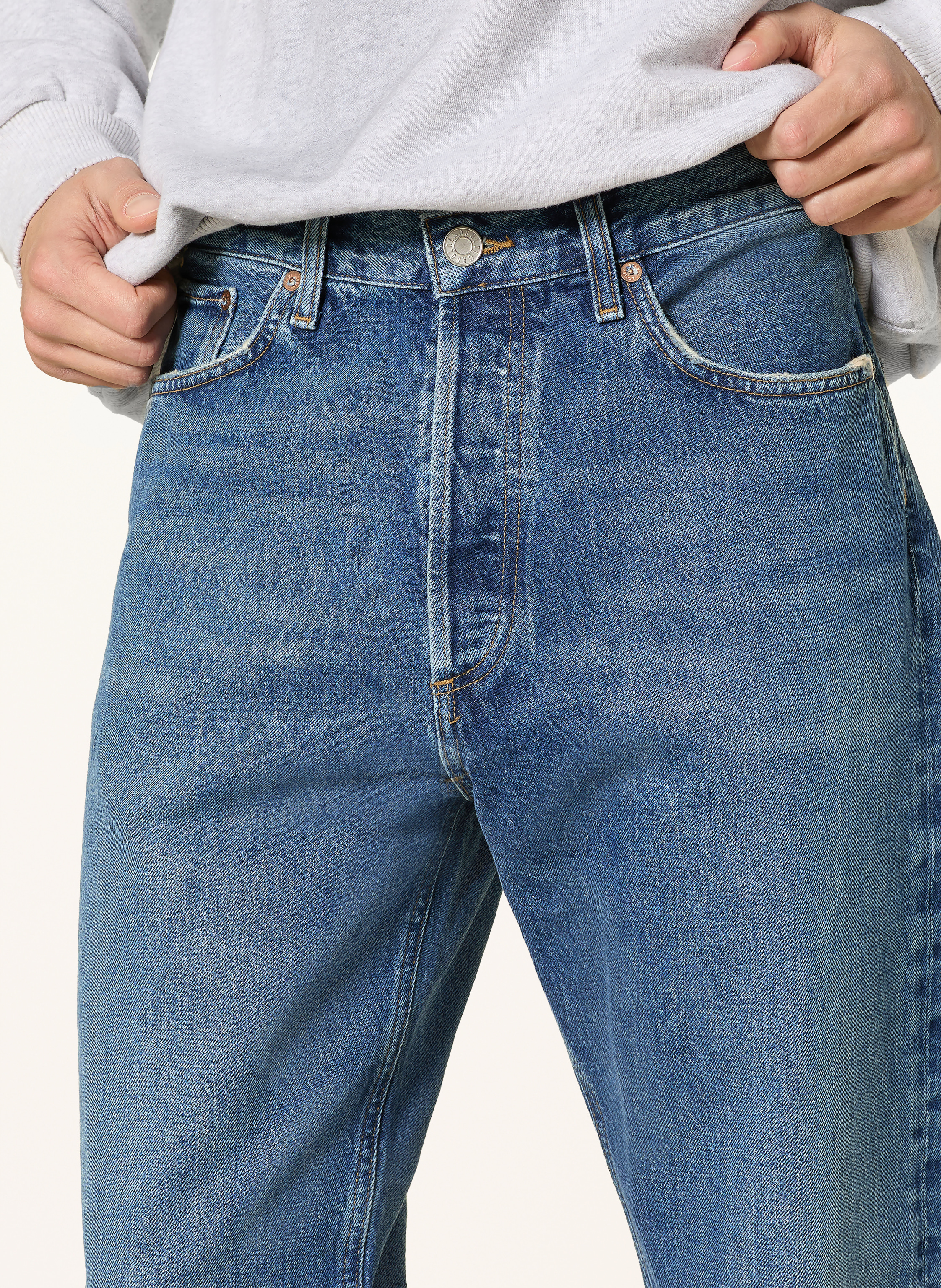 Thumbnail - Agolde Jeans Regular Fit blau