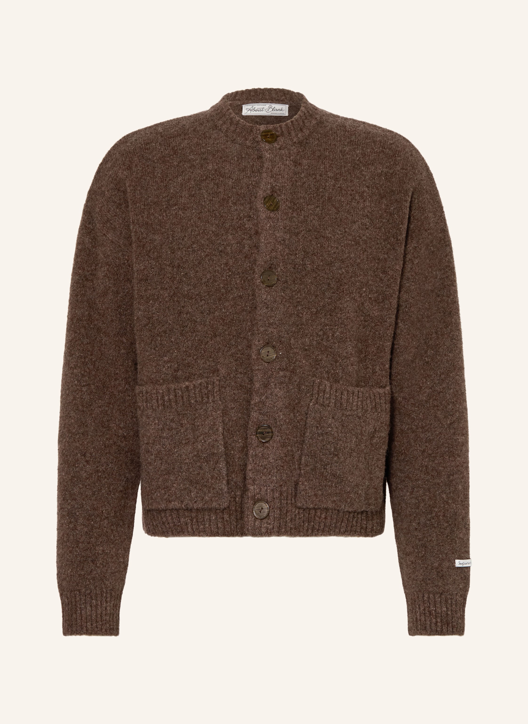 About:Blank Strickjacke braun