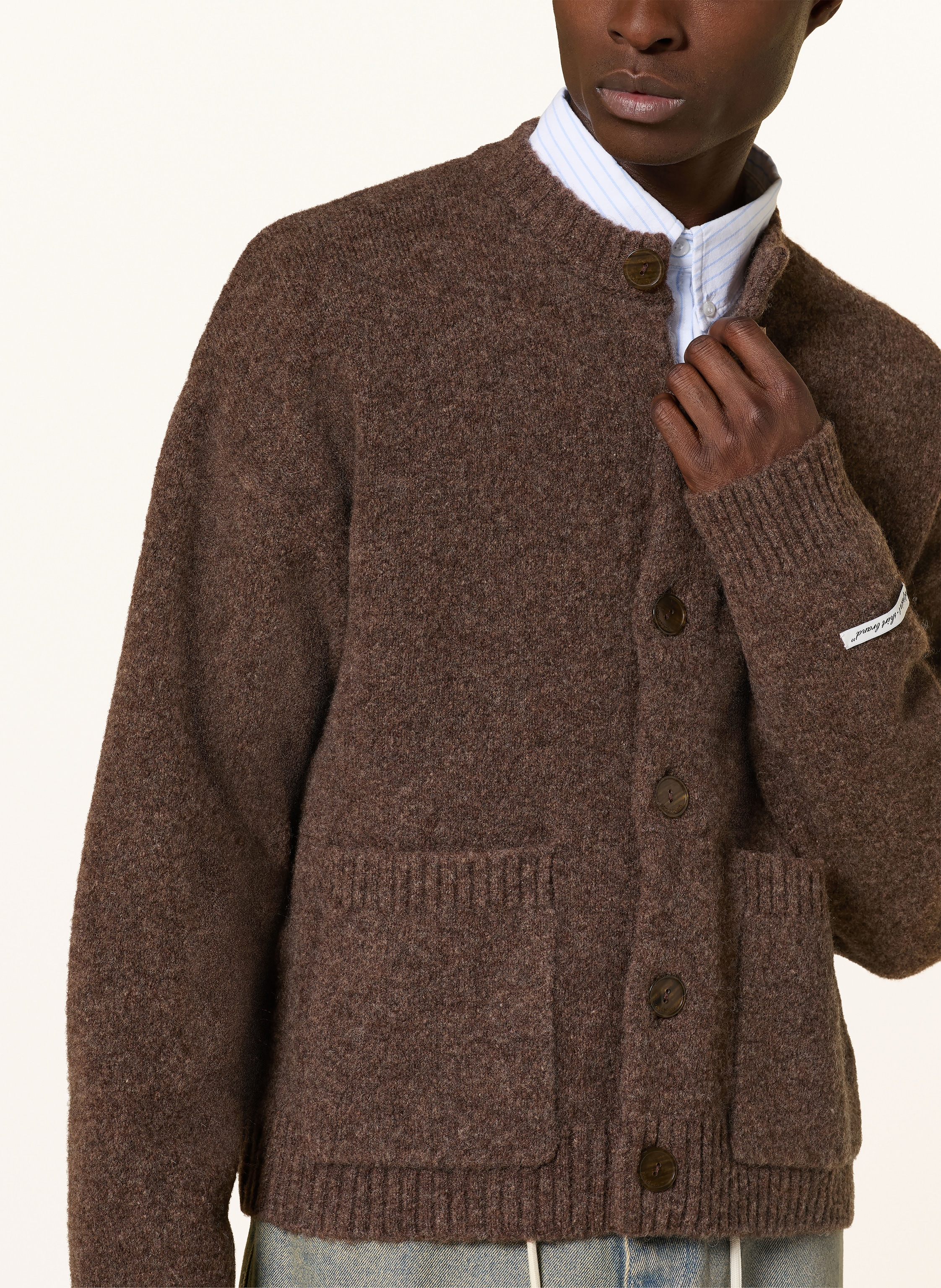 Thumbnail - About:Blank Strickjacke braun