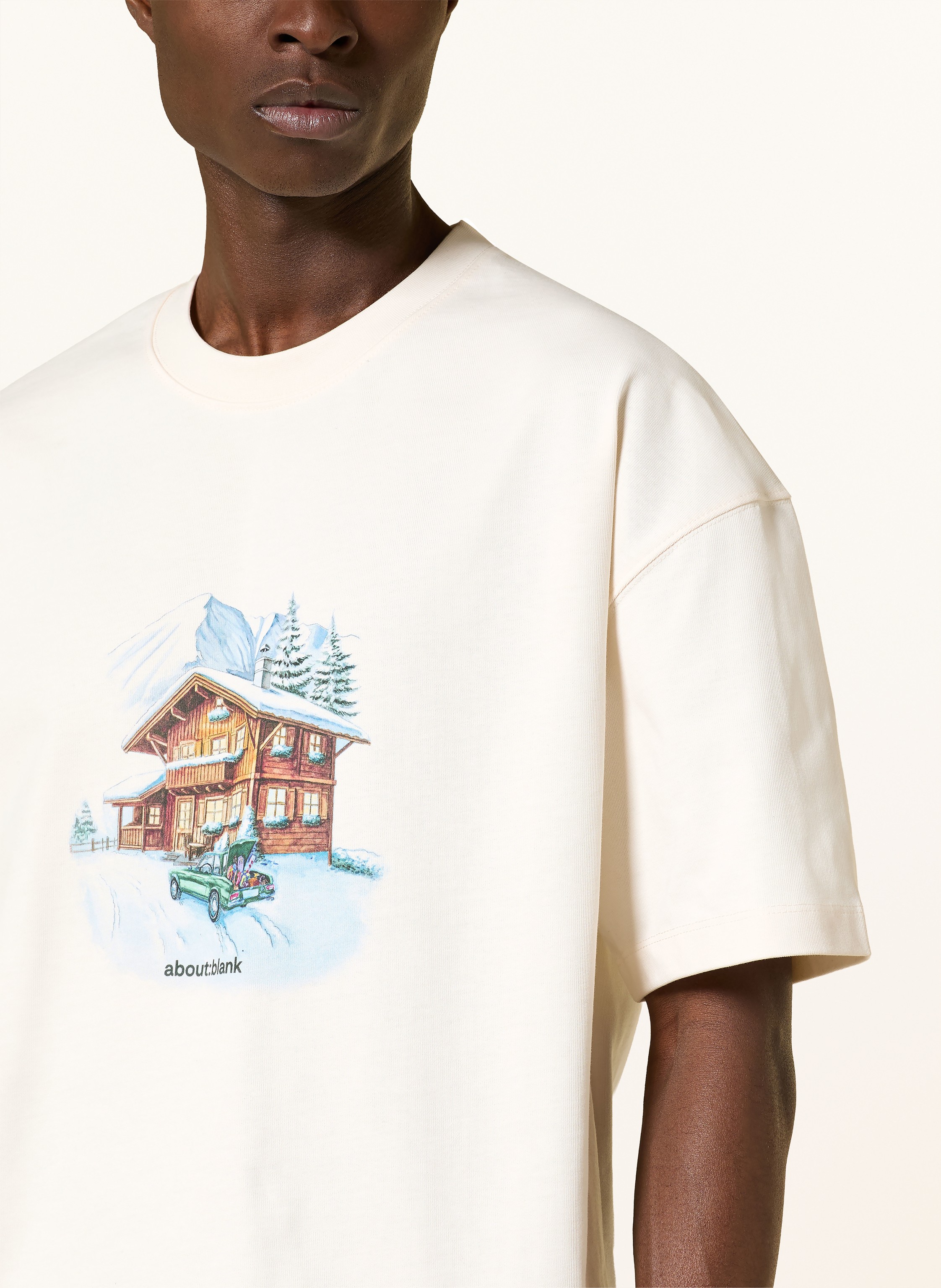 Thumbnail - About:Blank T-Shirt Chalet weiss