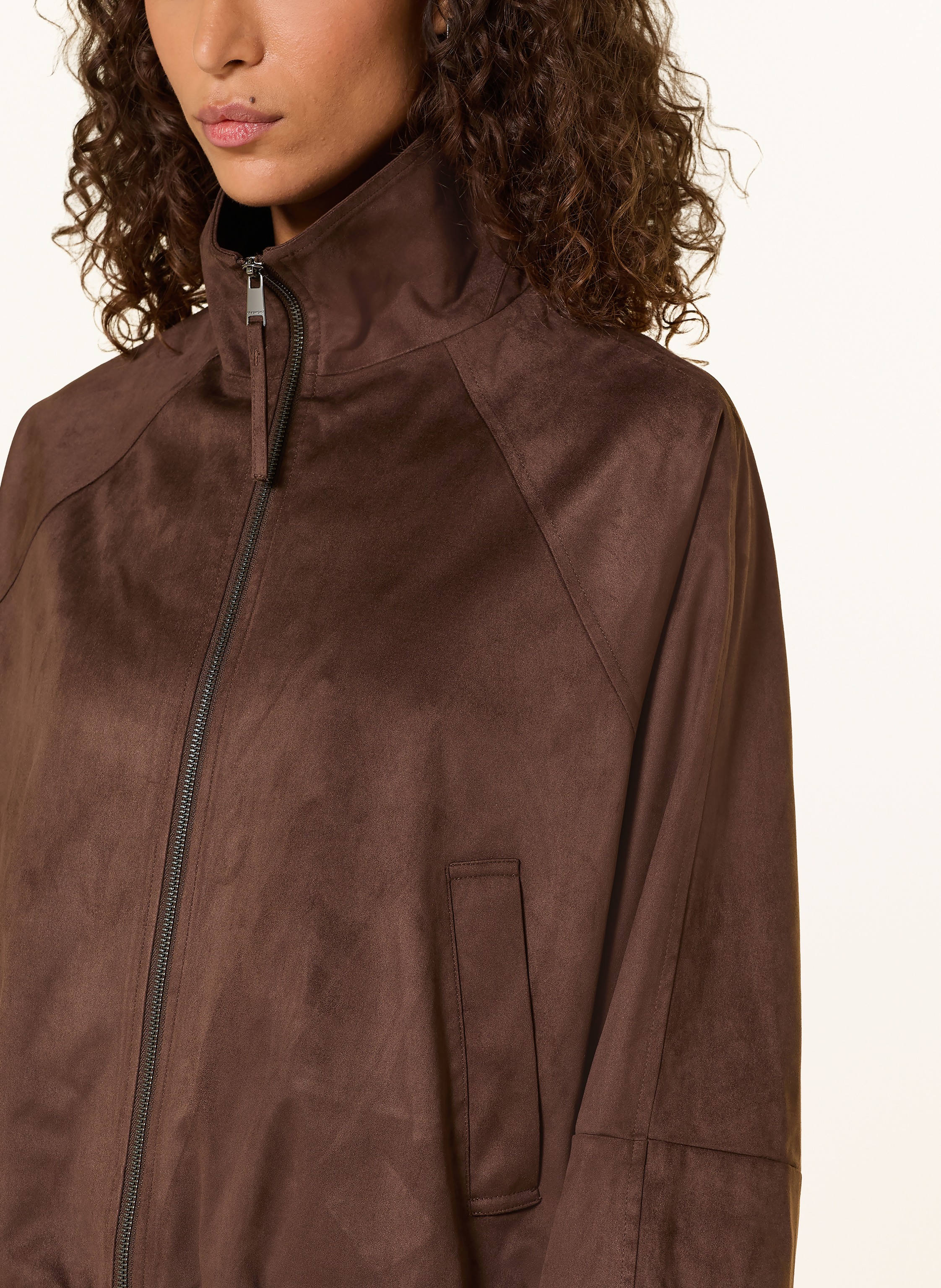 Thumbnail - Beaumont Blouson Eris In Lederoptik braun