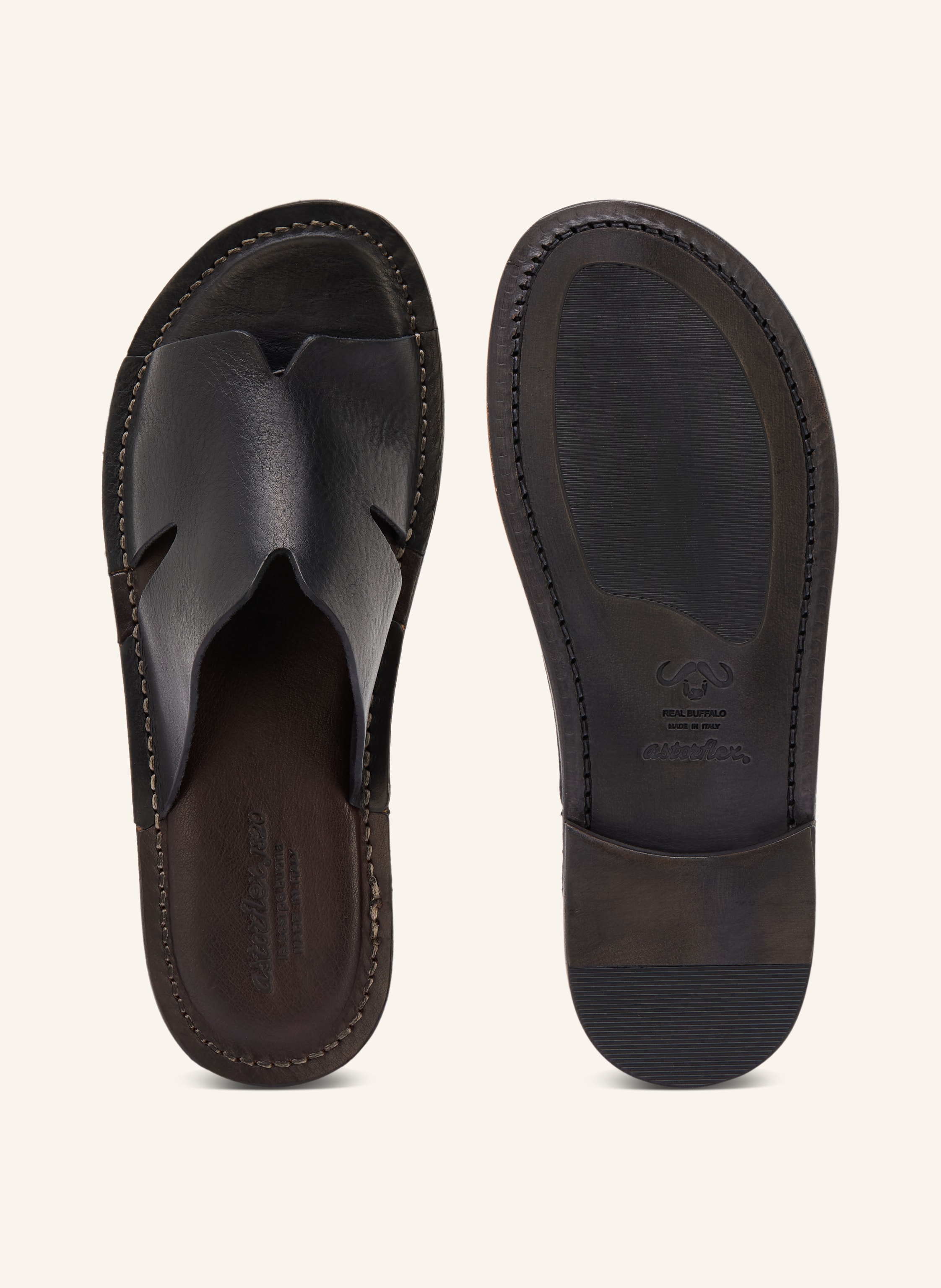 Thumbnail - Astorflex Pantoletten Haichflex schwarz