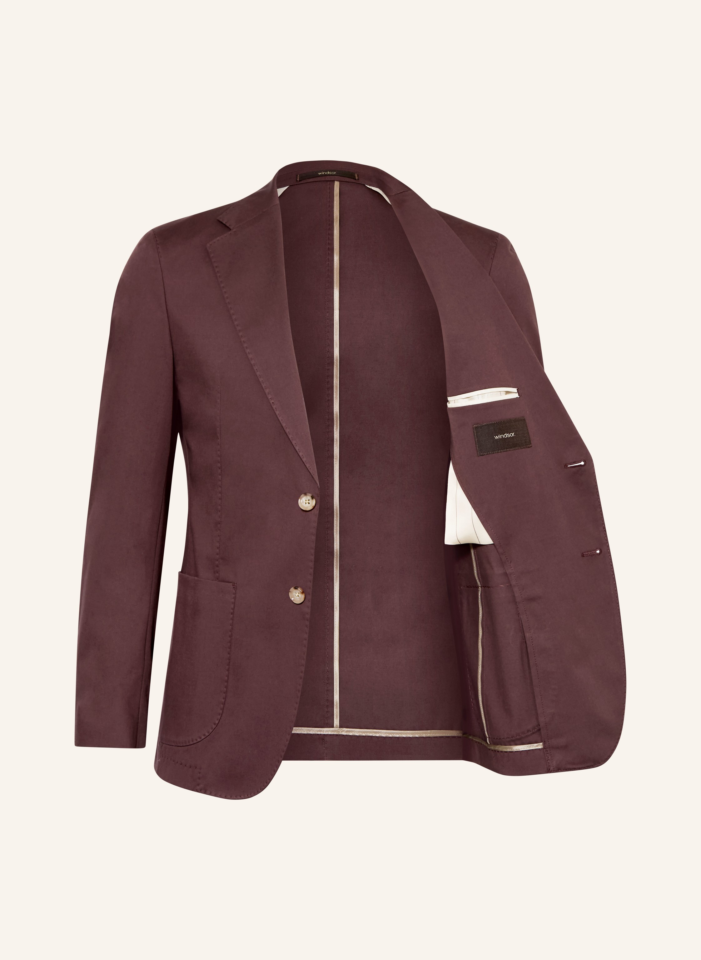 Thumbnail - Windsor. Anzugsakko Extra Slim Fit rot