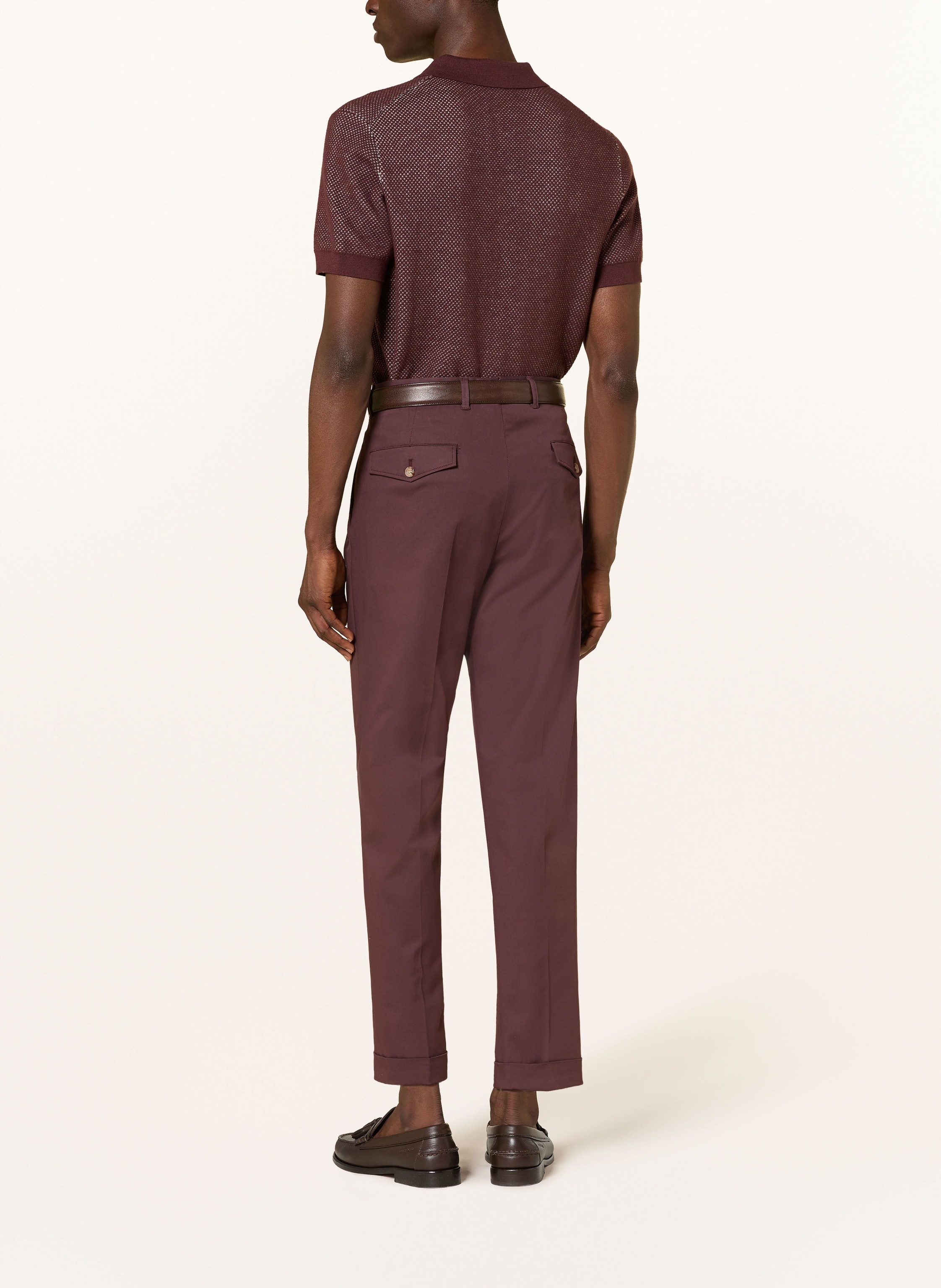 Thumbnail - Windsor. Anzughose Extra Slim Fit rot