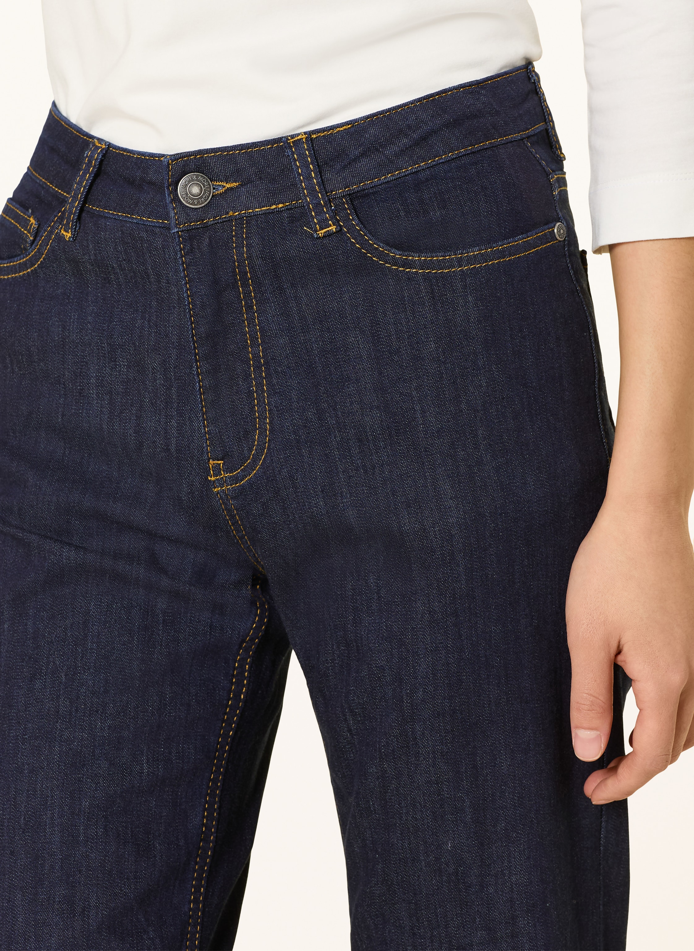 Thumbnail - More & More Wide Leg Jeans blau