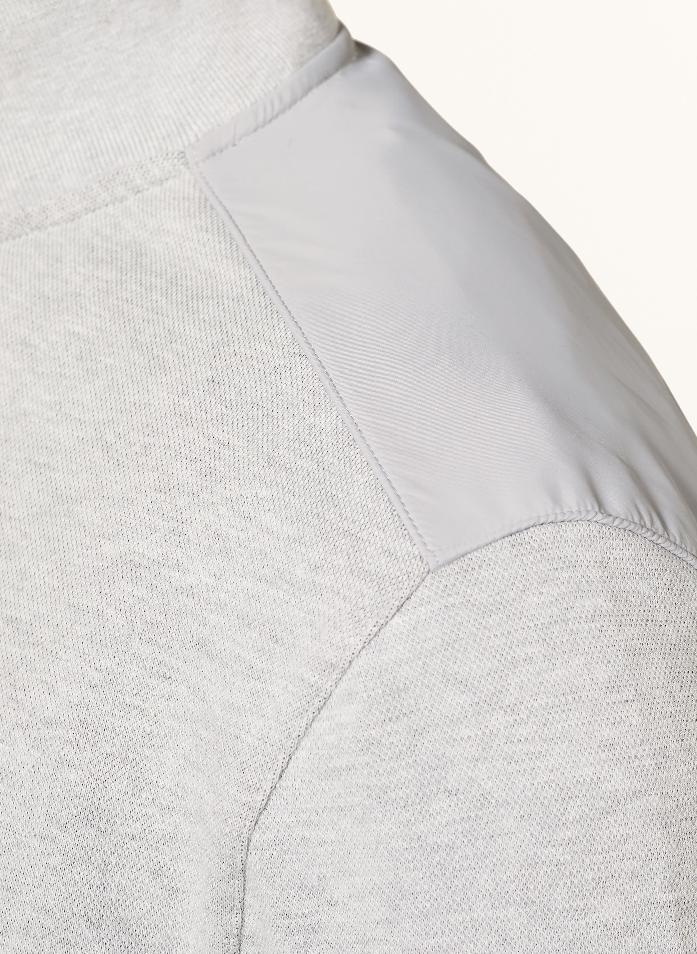 Thumbnail - Maerz Muenchen Sweatjacke Im Materialmix grau